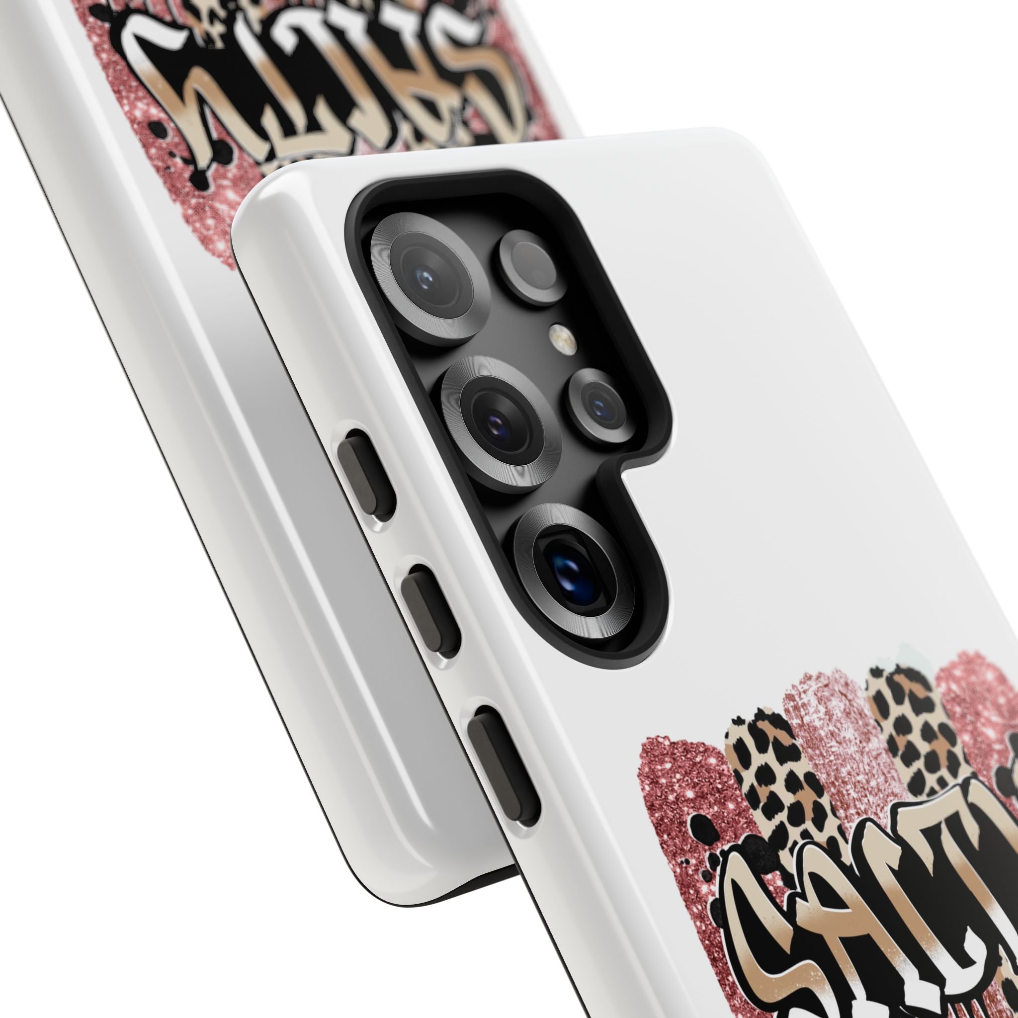 Salty Matthew 5:13 Scripture Leopard Pink Glitter Tough Case — Matthew 5:13 Scripture Phone Cover