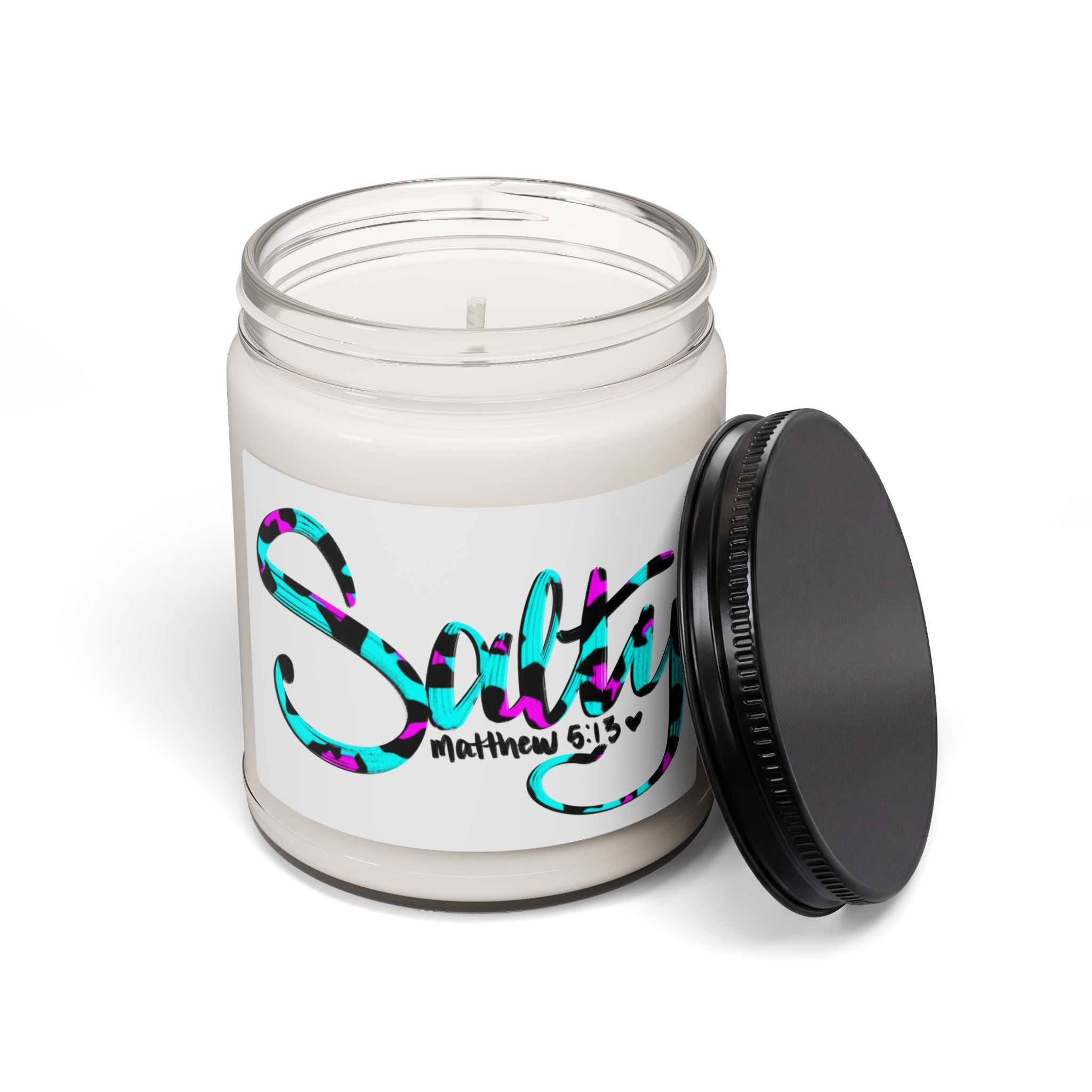 Salty Bible Verse Scented Soy Candle, 9oz