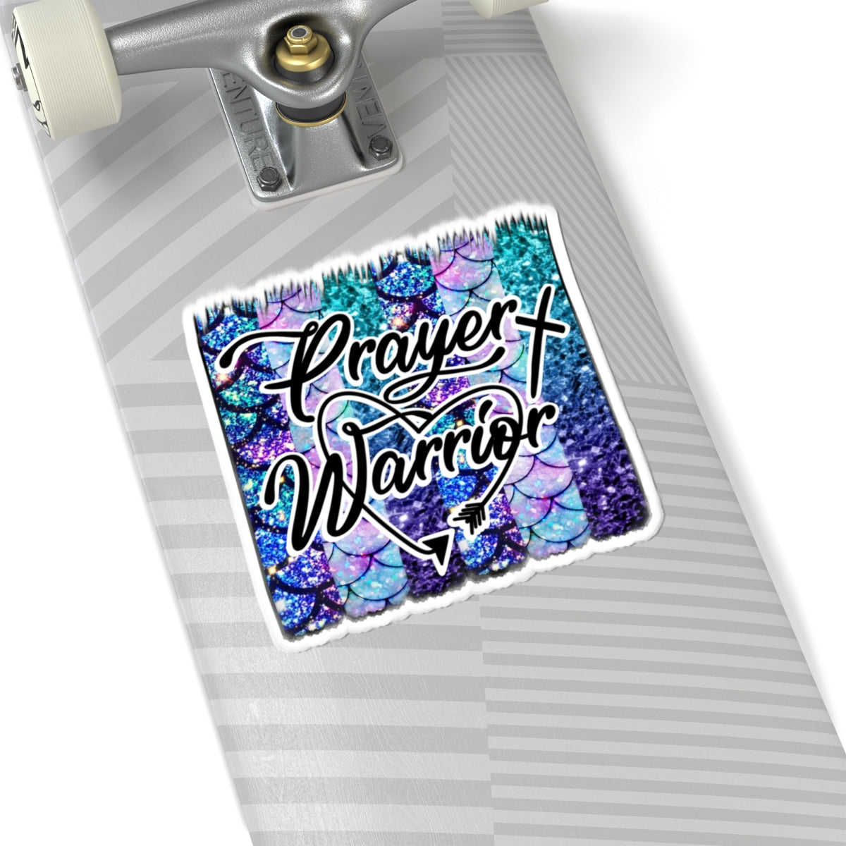 Prayer Warrior Sticker — Kiss-Cut Decal