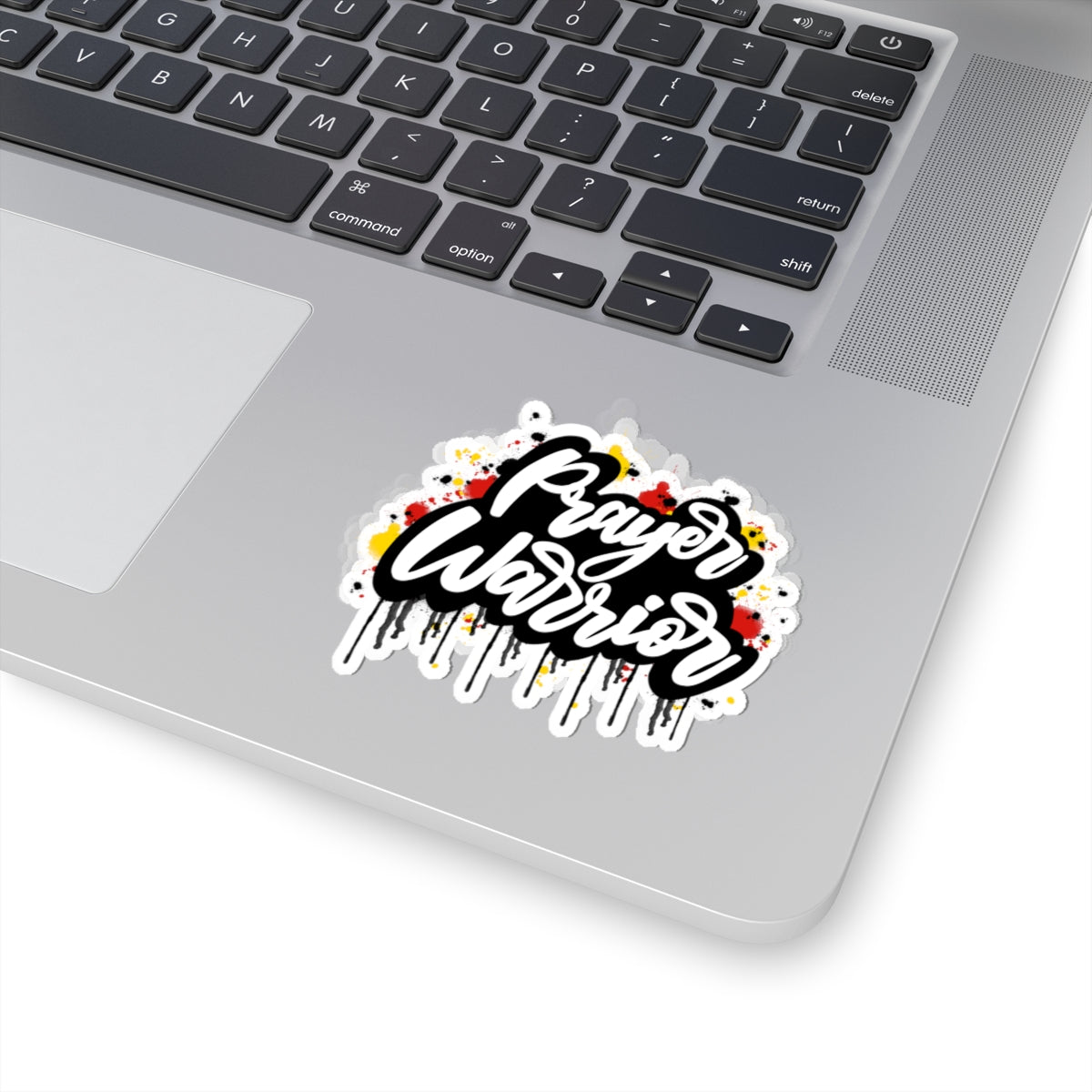 Prayer Warrior Sticker – Inspirational Kiss-Cut Faith Decal
