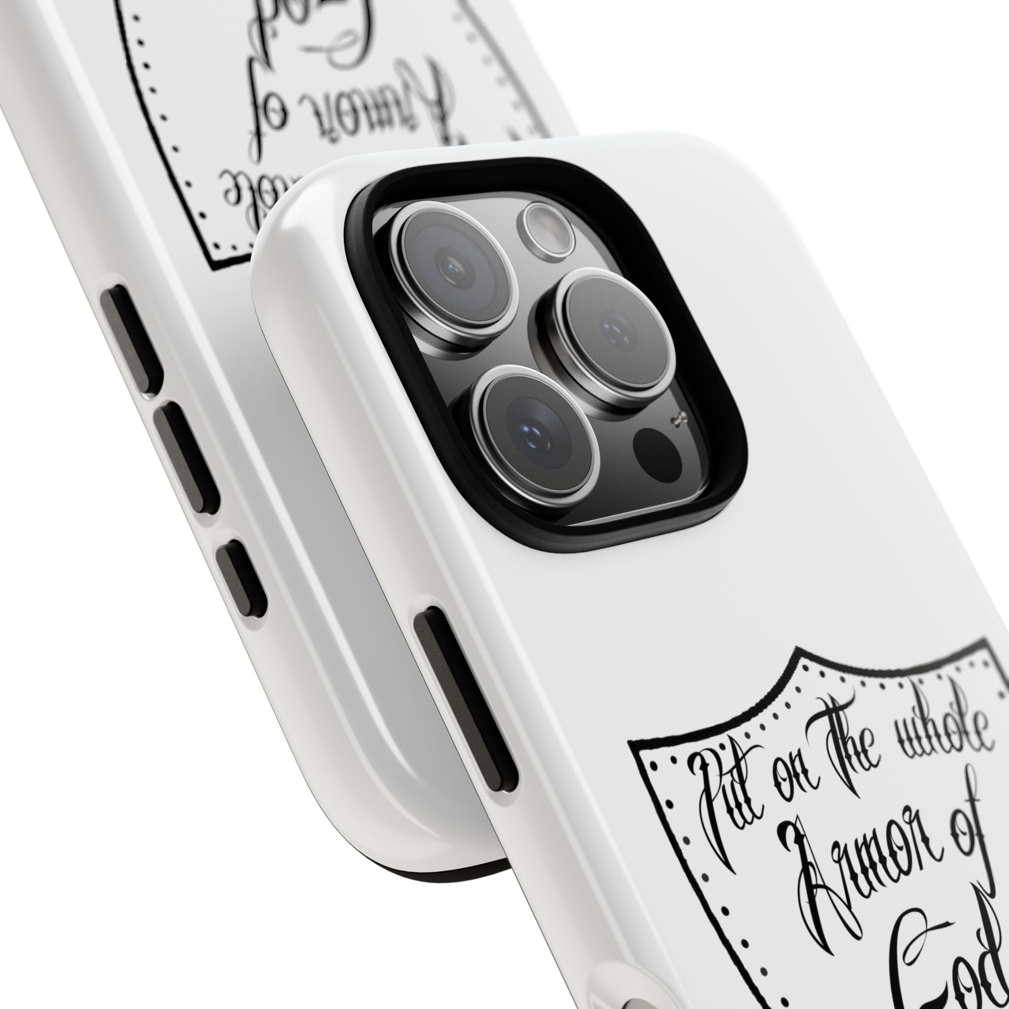 Armor of God Phone Case — Ephesians 6:11 Christian Floral Protective Cover