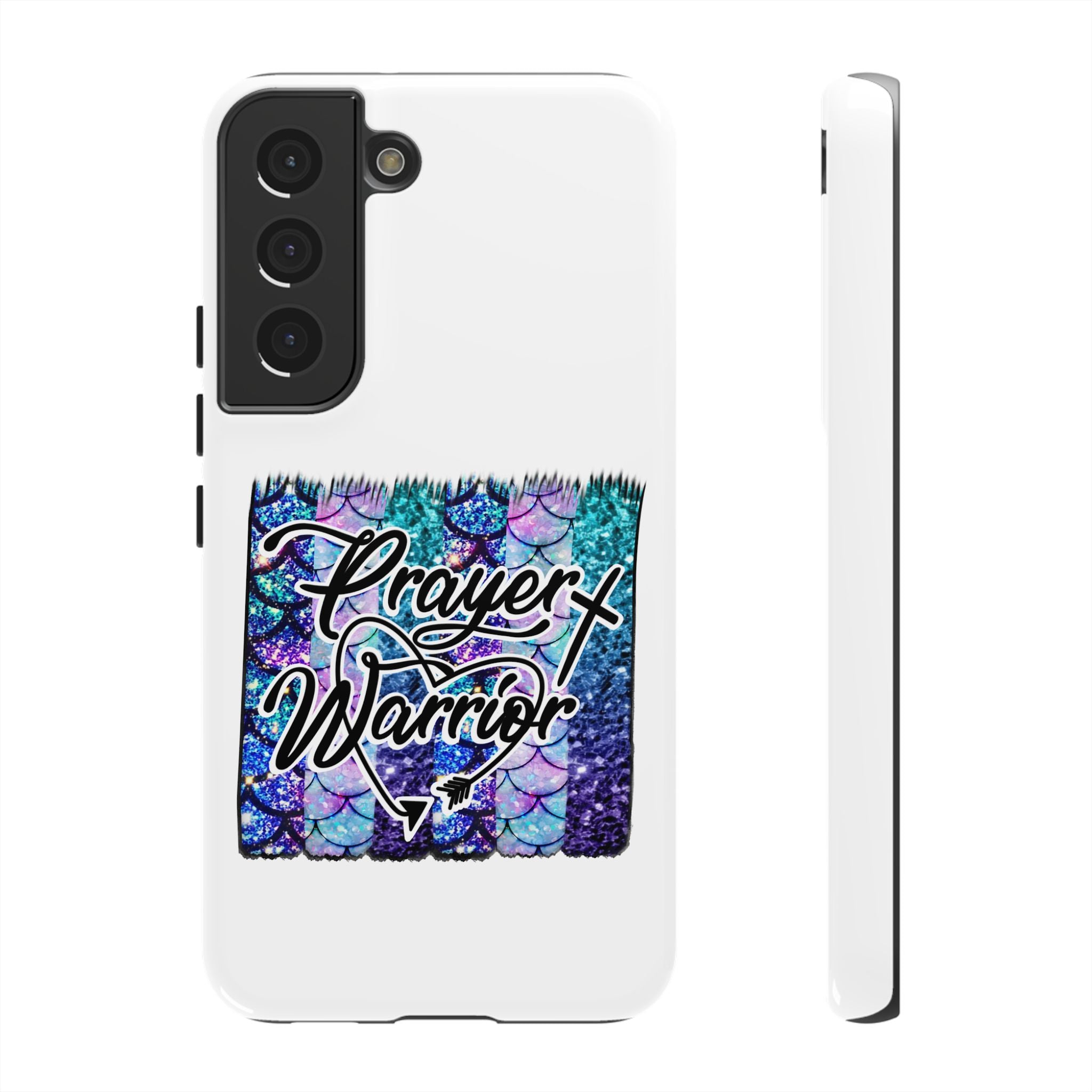 Prayer Warrior Phone Case — Faith-Inspired Tough Protective Cover