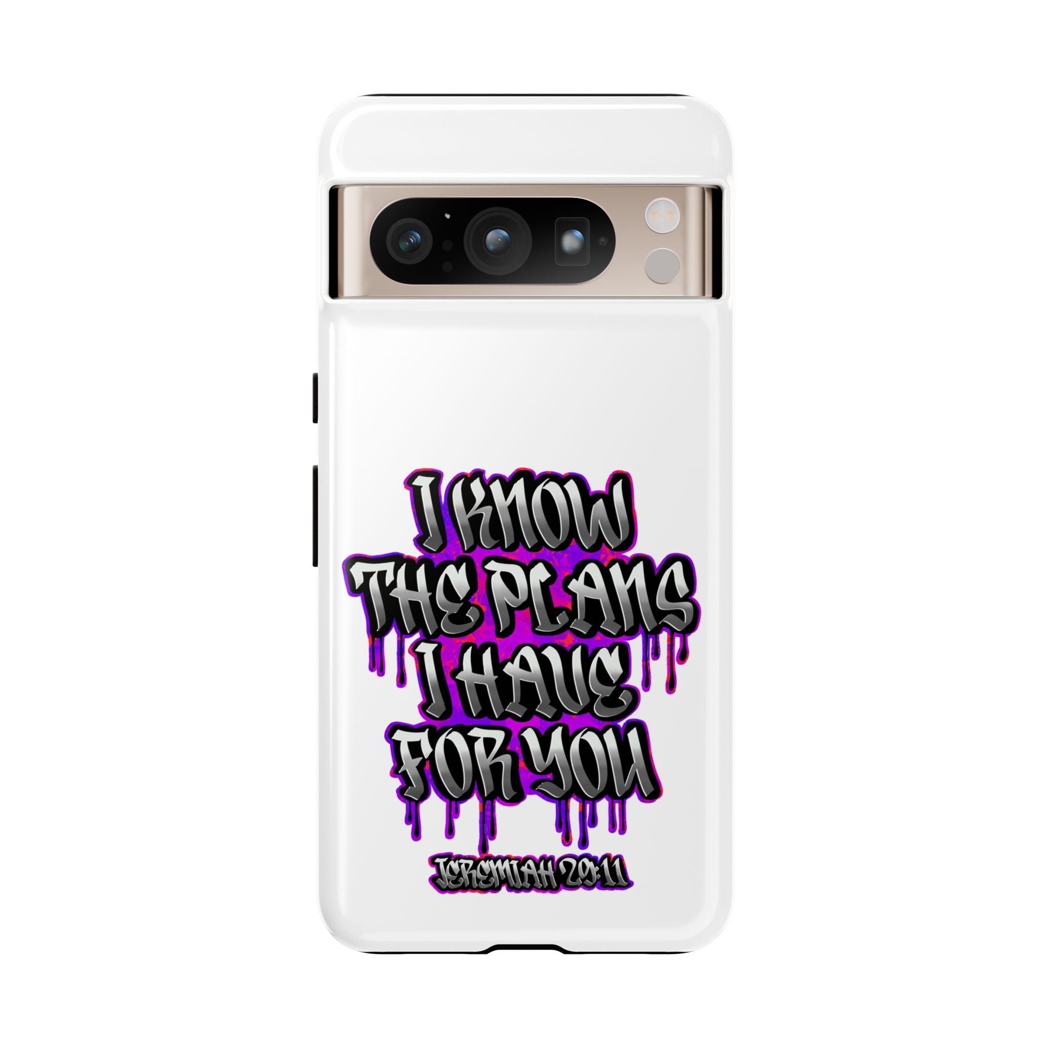 Jeremiah 29:11 Phone Case — "I Know The Plans I Have For You" Christian Bible Verse Protective Case