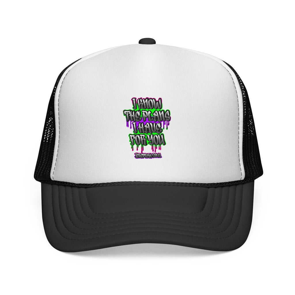 Jeremiah 29:11 Scripture Graffiti Trucker Caps