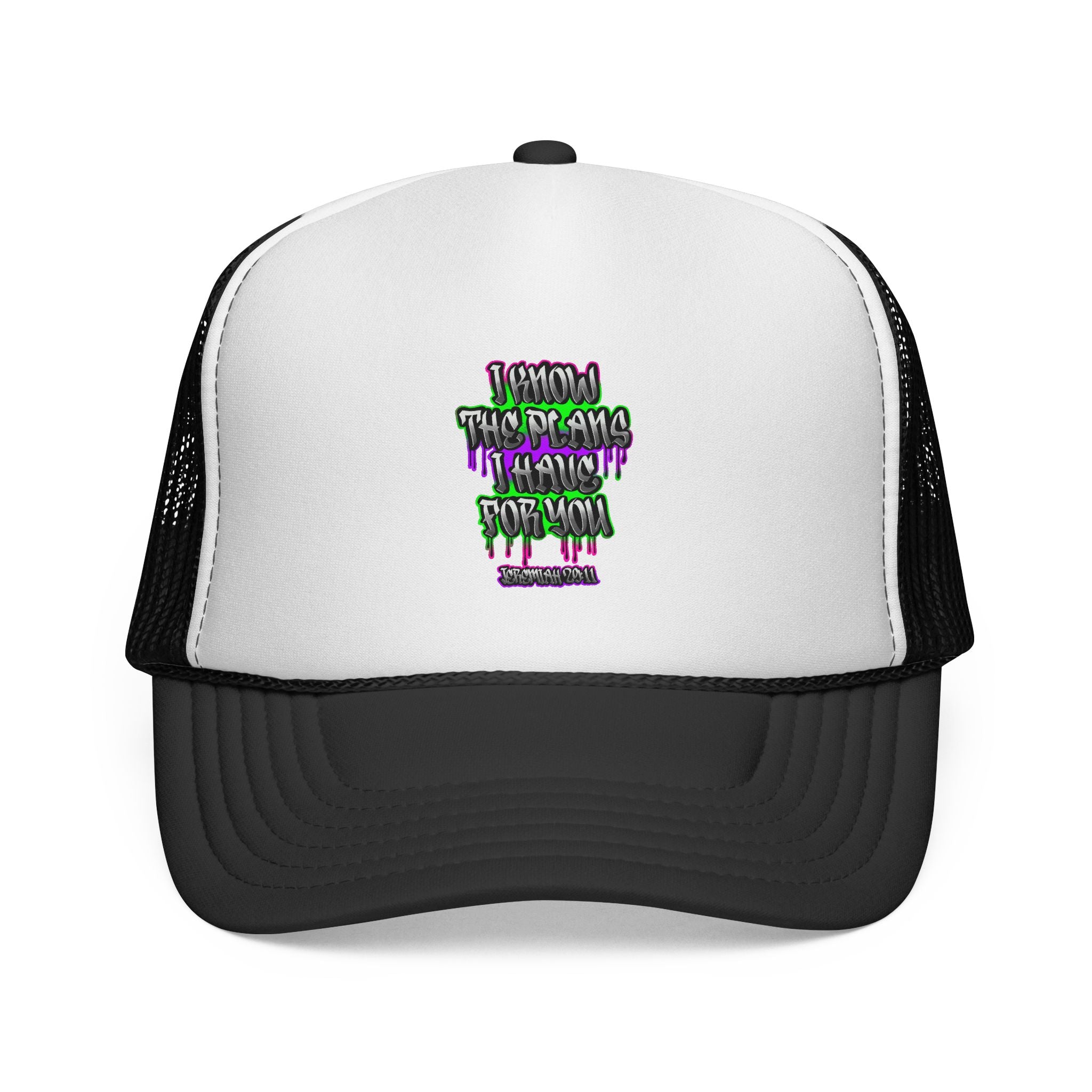 Jeremiah 29:11 Scripture Graffiti Trucker Caps