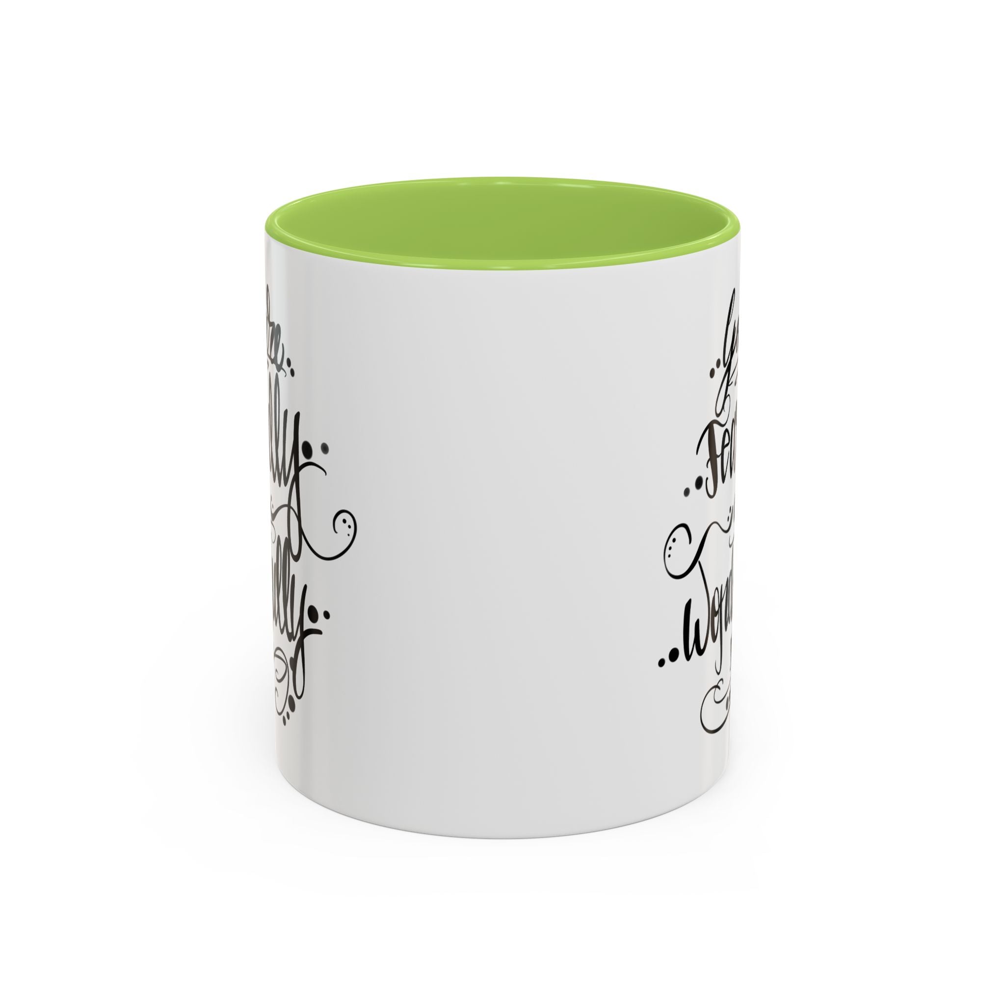 Inspirational Coffee Mug — "You Are Fearfully and Wonderfully Made" Accent Mug