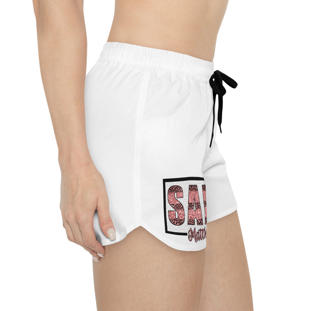 Salty Matthew 5:13 Floral Women's Casual Shorts — Beachy Faith Graphic Shorts