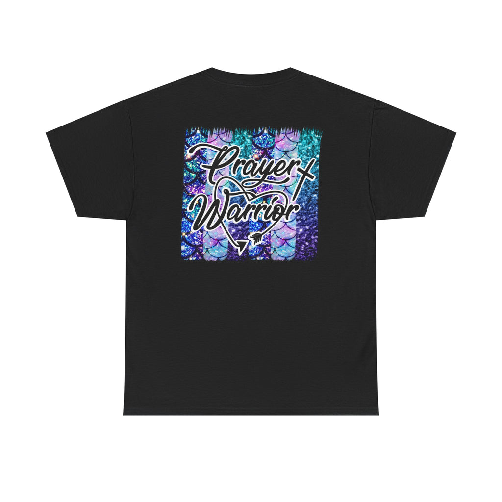Prayer Warrior T-Shirt — Floral Christian Faith Tee