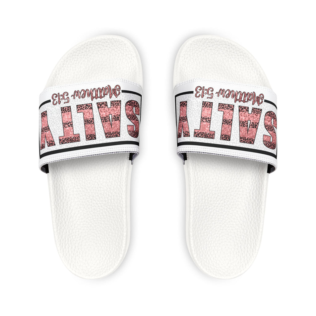 Salty Bible Verse Women's Removable-Strap Sandals