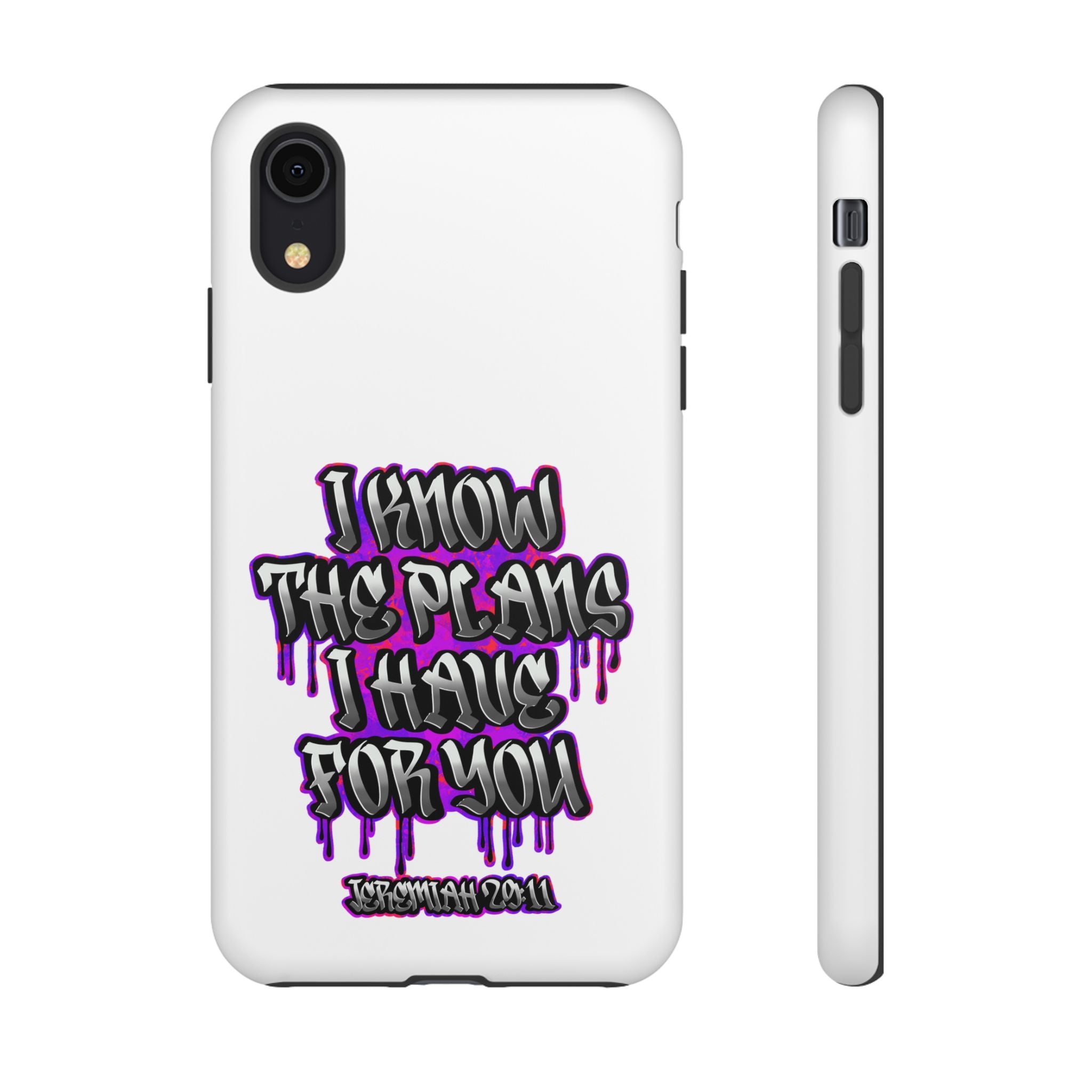 Jeremiah 29:11 Phone Case — "I Know The Plans I Have For You" Christian Bible Verse Protective Case