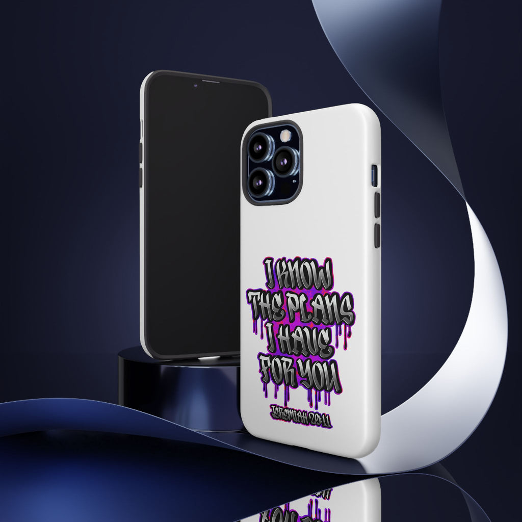 Jeremiah 29:11 Phone Case — "I Know The Plans I Have For You" Christian Bible Verse Protective Case