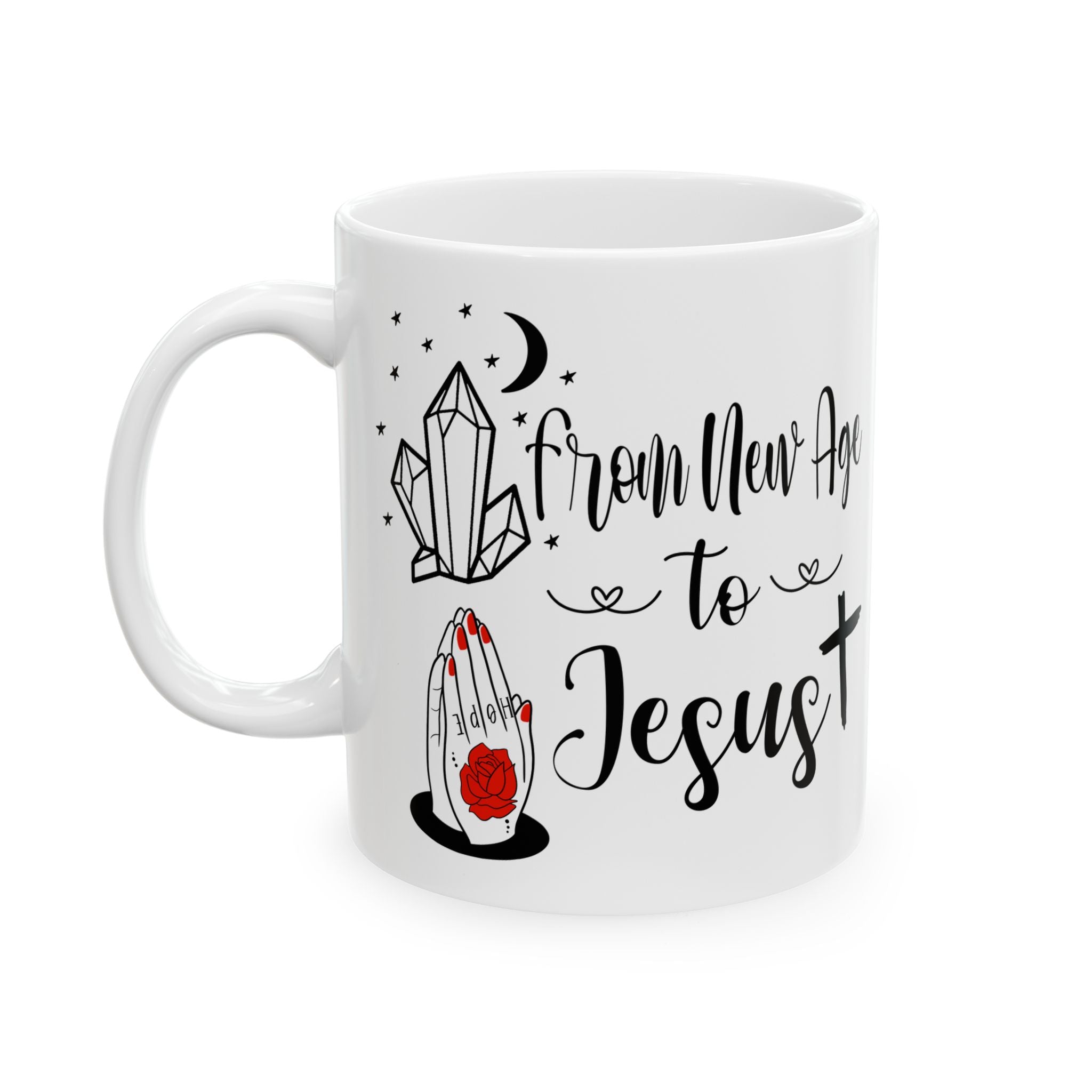 New Age to Jesus Christian Mug — Faith Coffee Cup (11oz, 15oz)