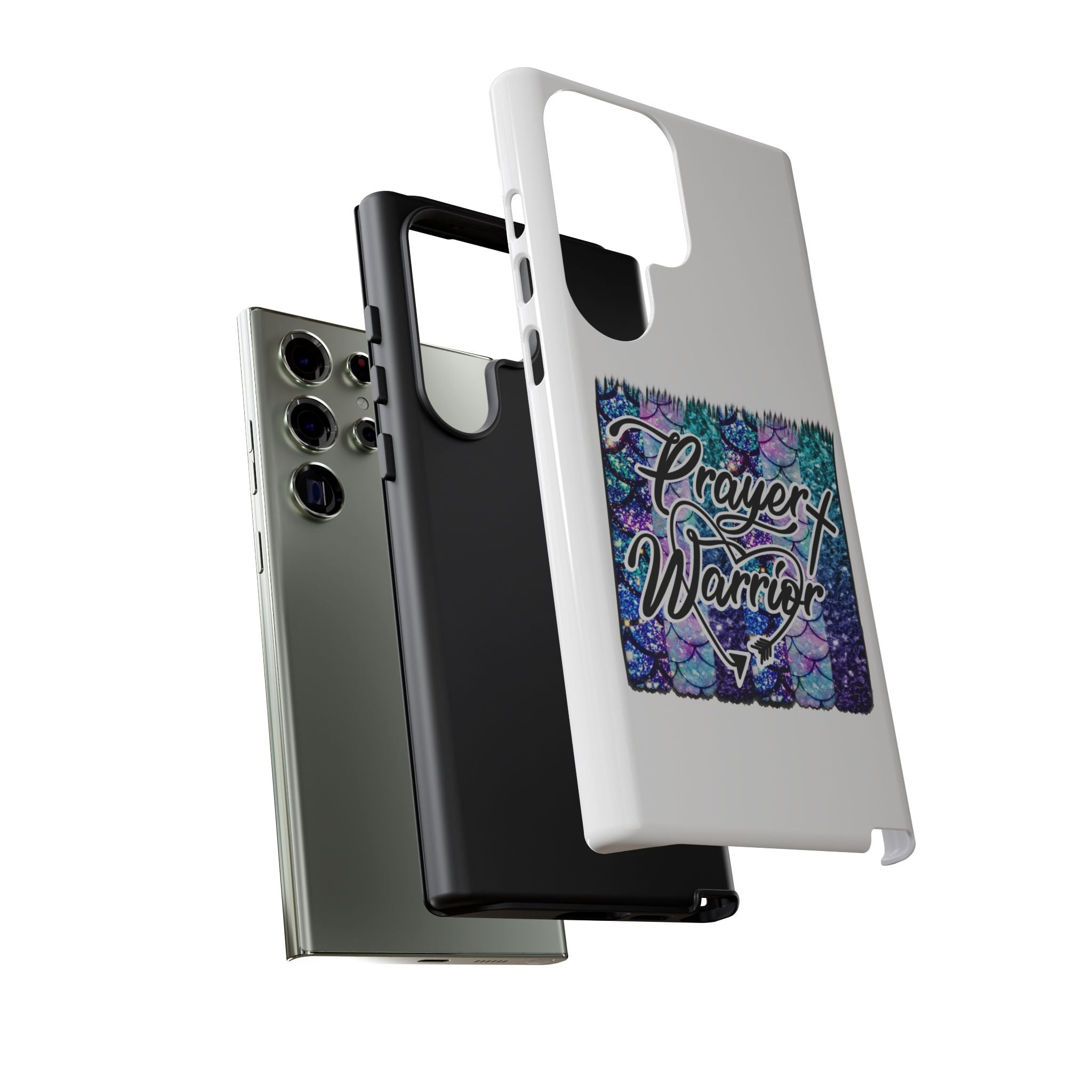 Prayer Warrior Phone Case — Faith-Inspired Tough Protective Cover