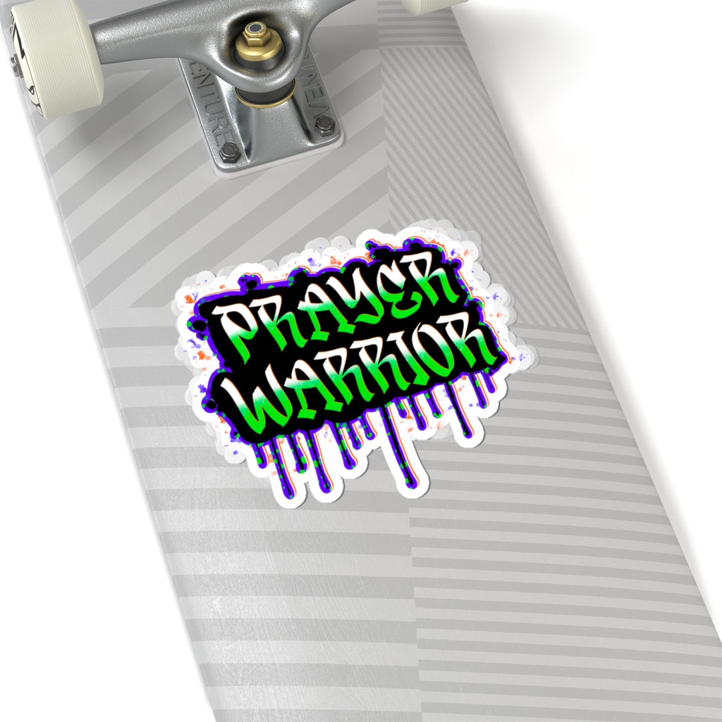 Prayer Warrior Grafitti Art Sticker