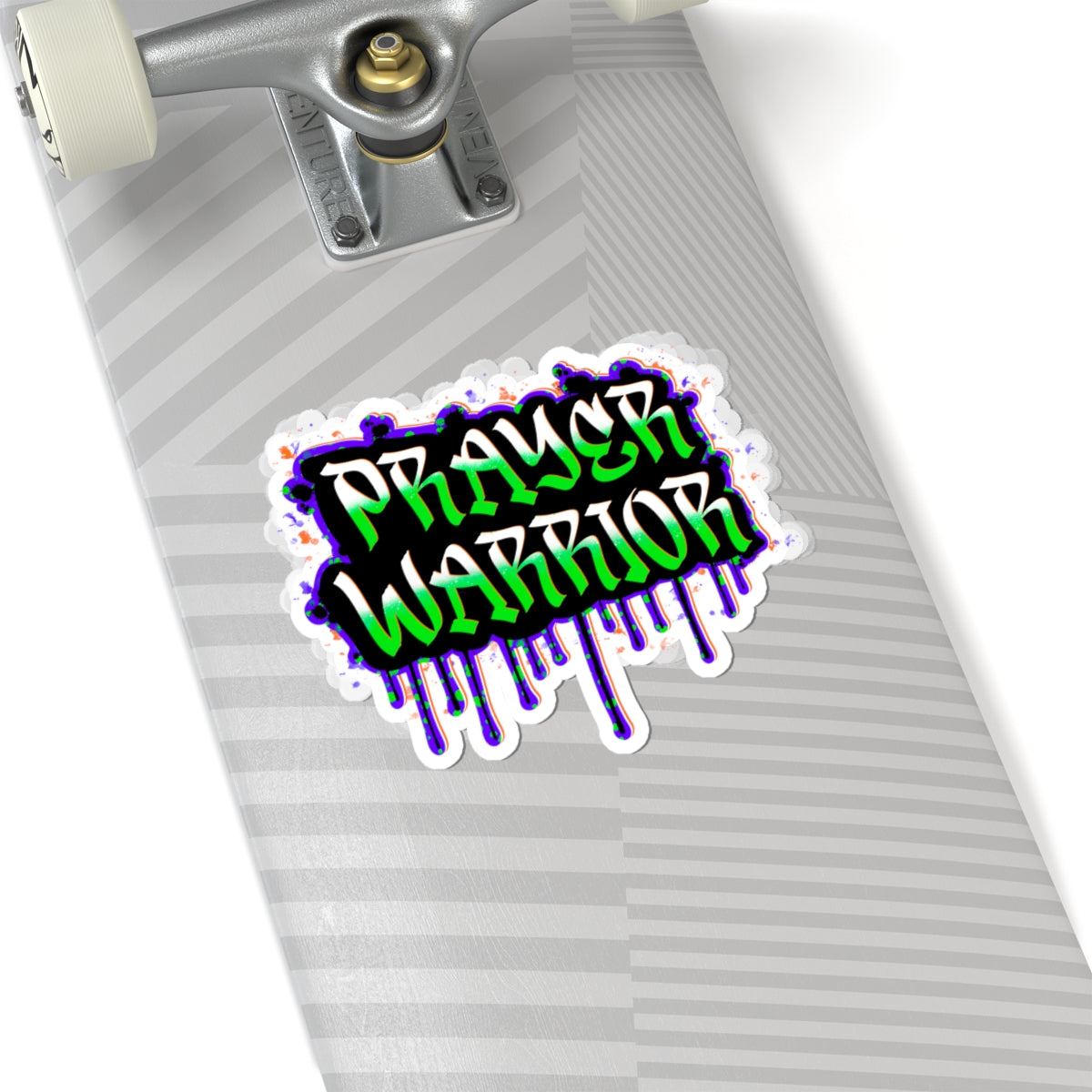 Prayer Warrior Grafitti Art Sticker
