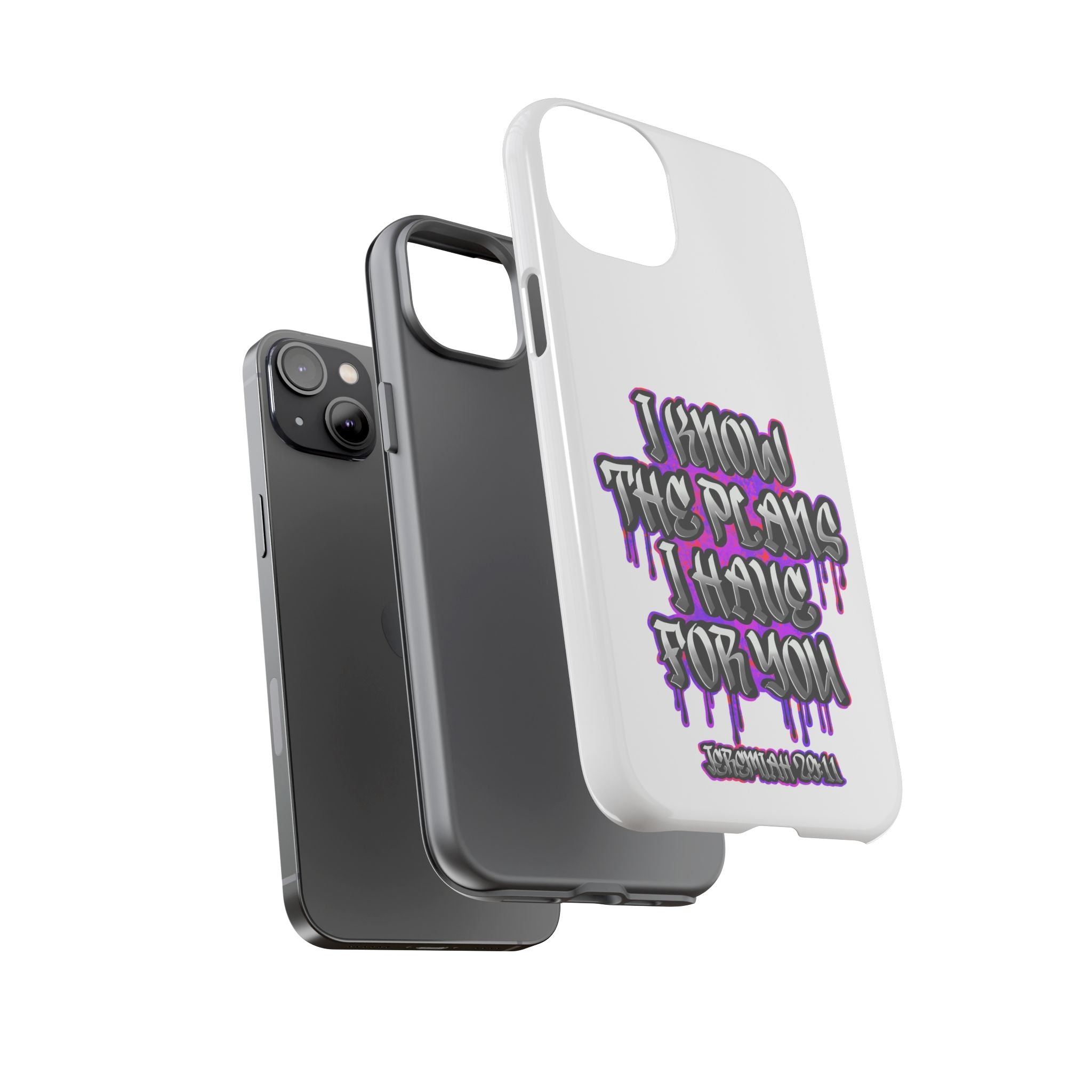 Jeremiah 29:11 Phone Case — "I Know The Plans I Have For You" Christian Bible Verse Protective Case