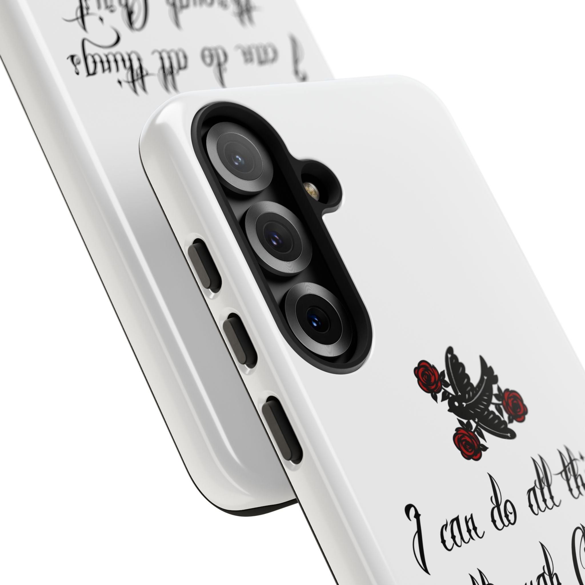 Christian Phone Case — "I can do all things through Christ" (Philippians 4:13)