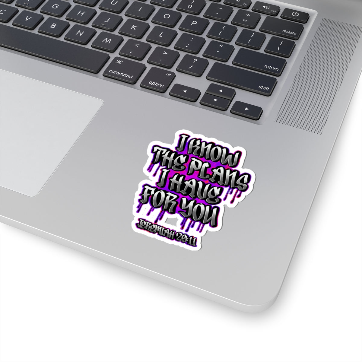 I Know The Plans Sticker — Jeremiah 29:11 Inspirational Kiss-Cut Sticker