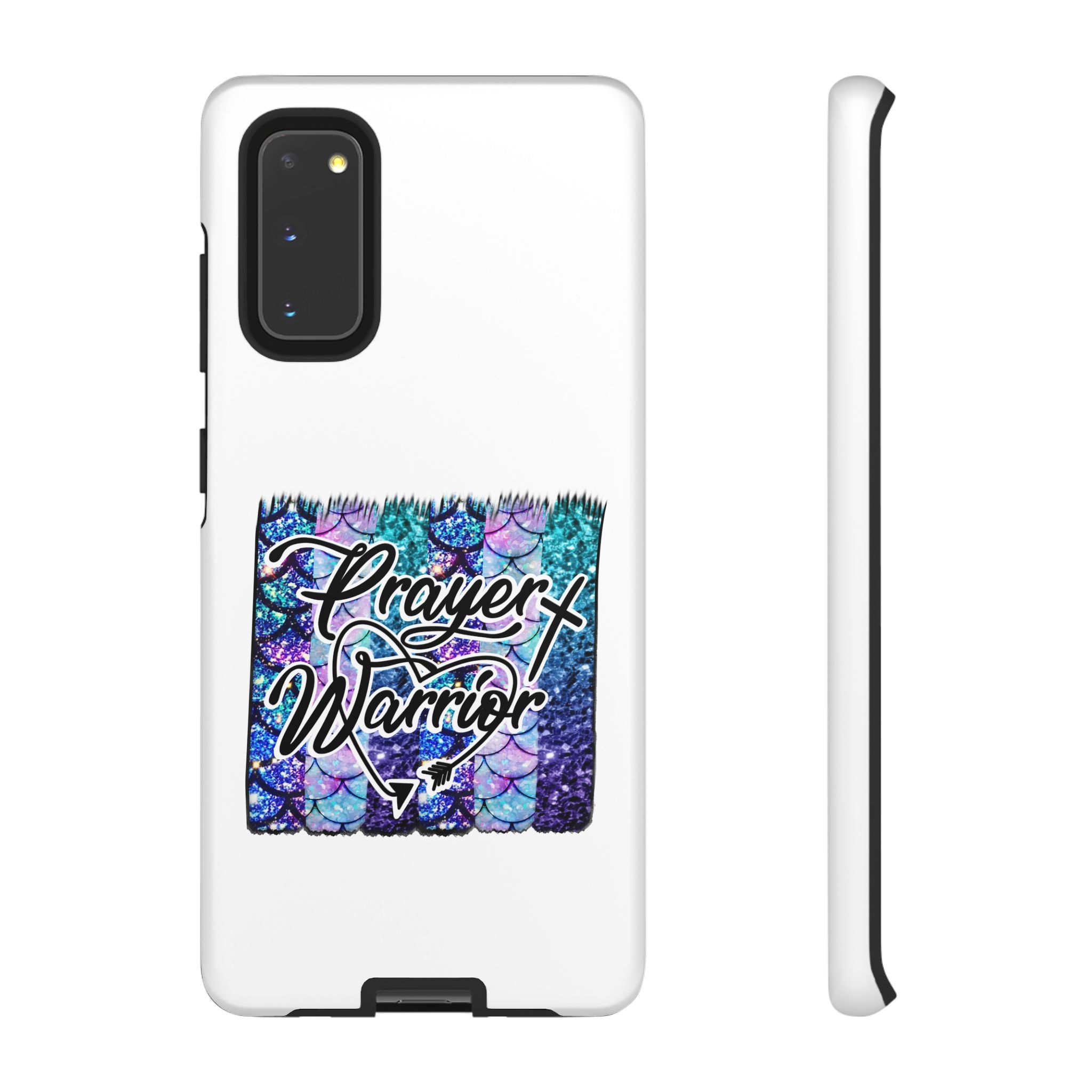 Prayer Warrior Phone Case — Faith-Inspired Tough Protective Cover