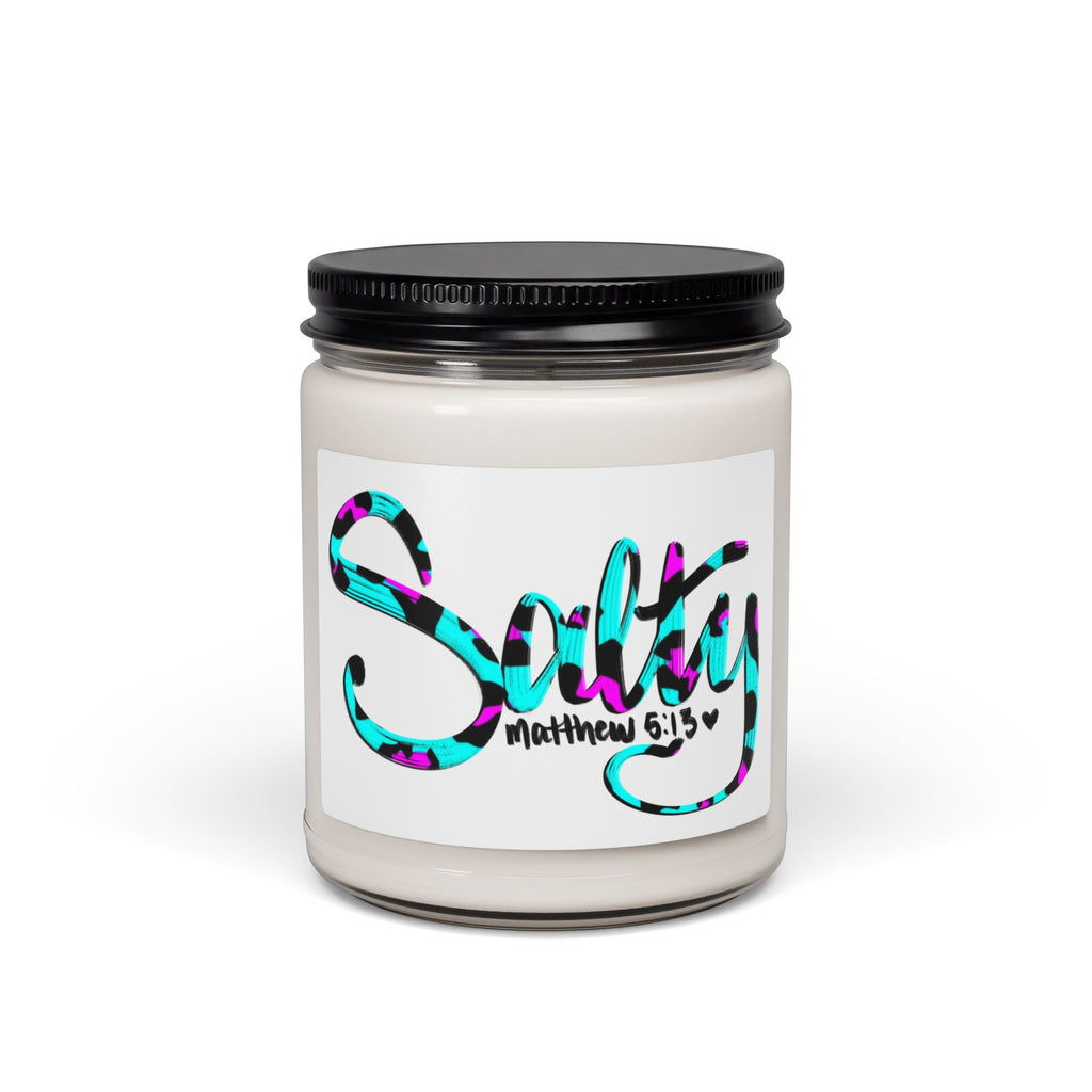 Salty Bible Verse Scented Soy Candle, 9oz