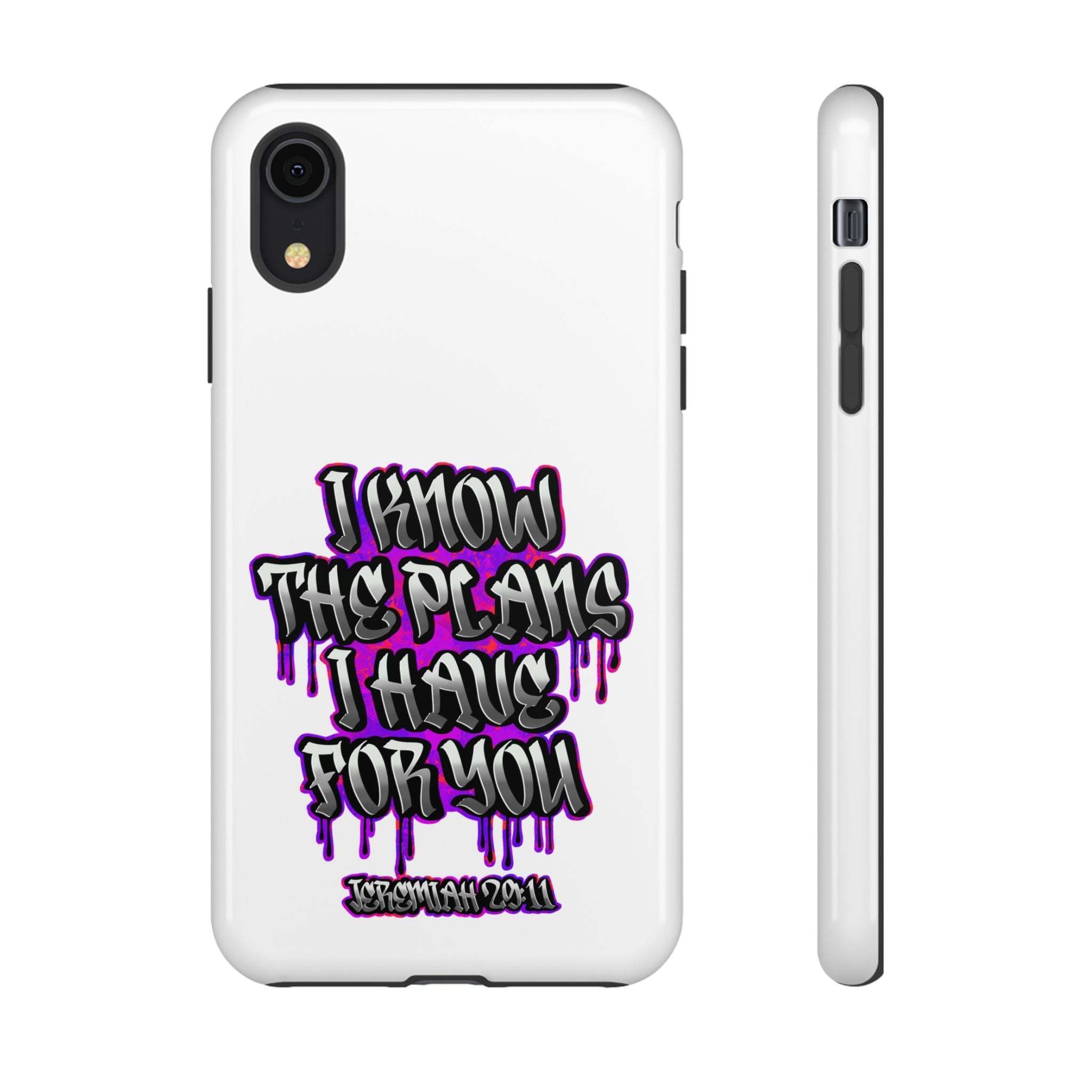 Jeremiah 29:11 Phone Case — "I Know The Plans I Have For You" Christian Bible Verse Protective Case