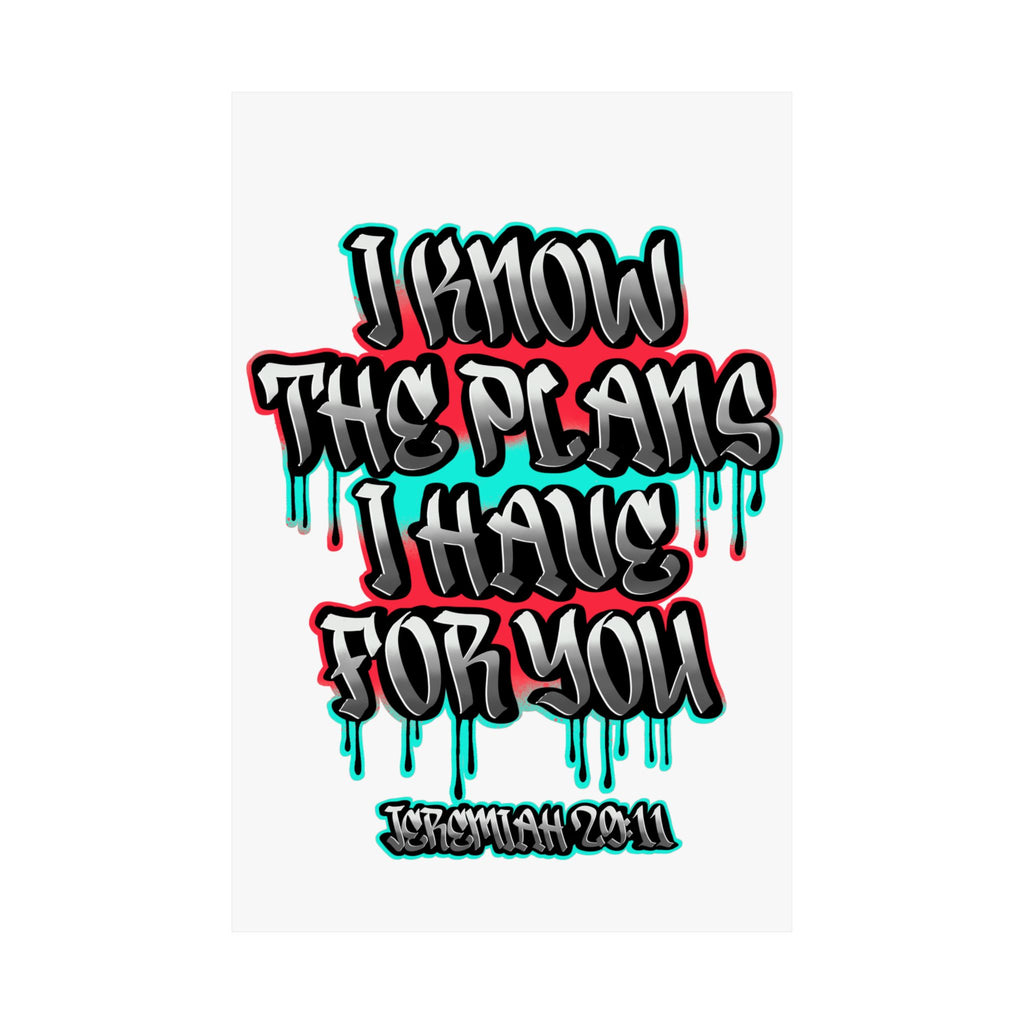 Jeremiah 29:11 Poster