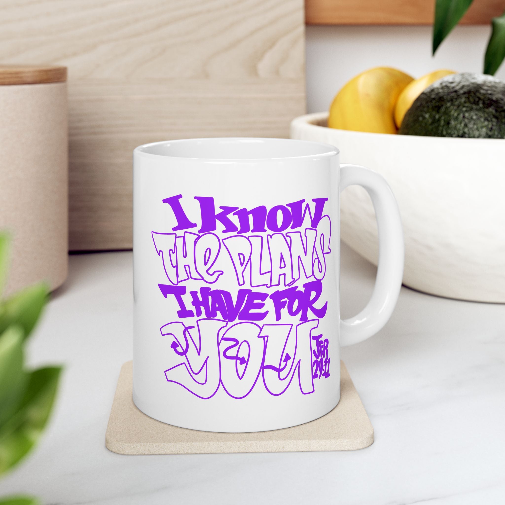 Jeremiah 29:11 Graffiti Ceramic Coffee  Mug — 11oz & 15oz