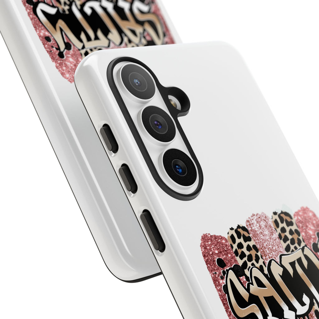 Salty Matthew 5:13 Scripture Leopard Pink Glitter Tough Case — Matthew 5:13 Scripture Phone Cover