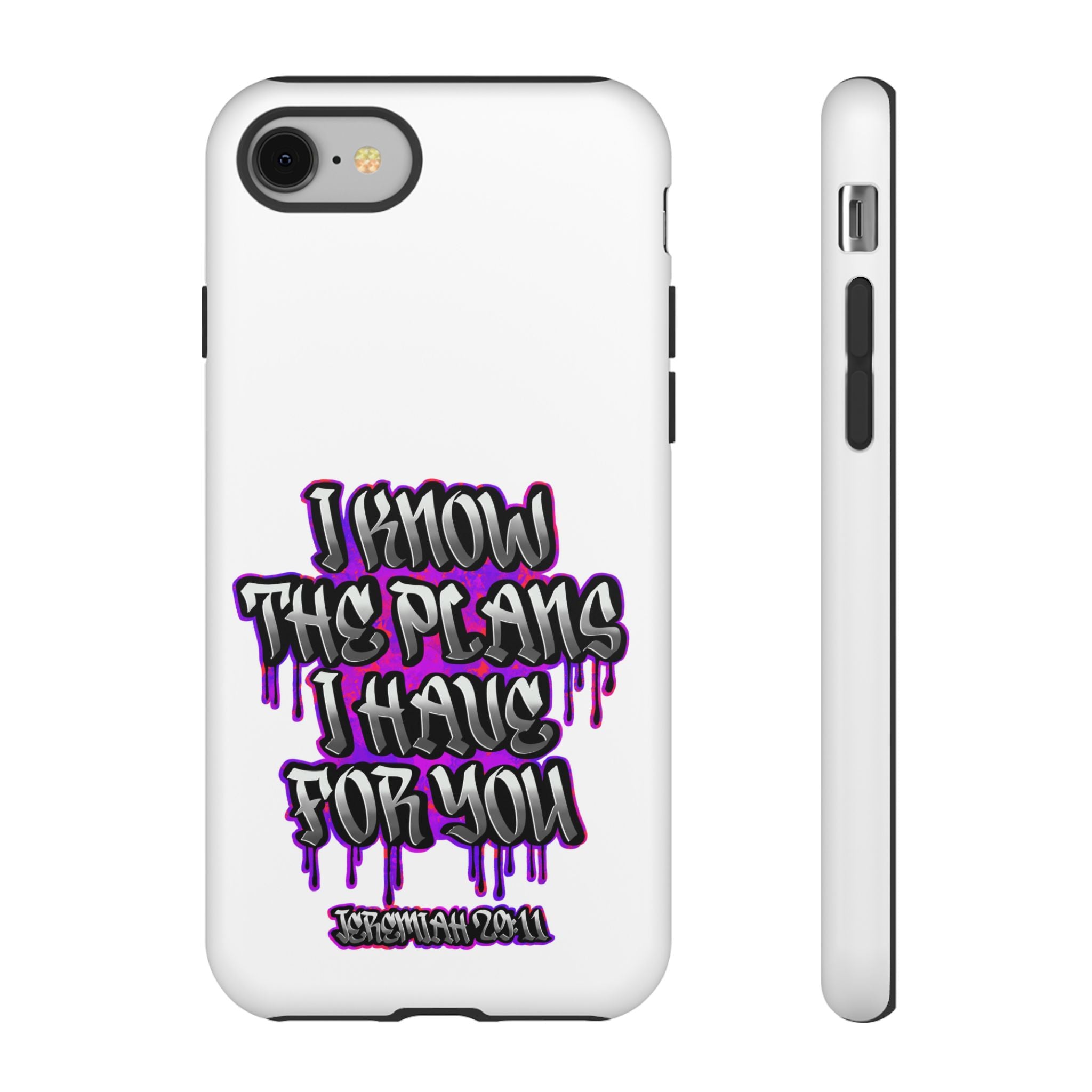 Jeremiah 29:11 Phone Case — "I Know The Plans I Have For You" Christian Bible Verse Protective Case