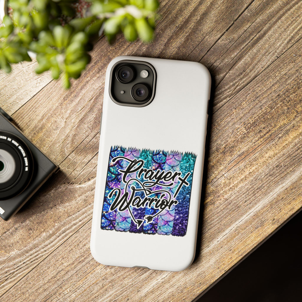 Prayer Warrior Phone Case — Faith-Inspired Tough Protective Cover