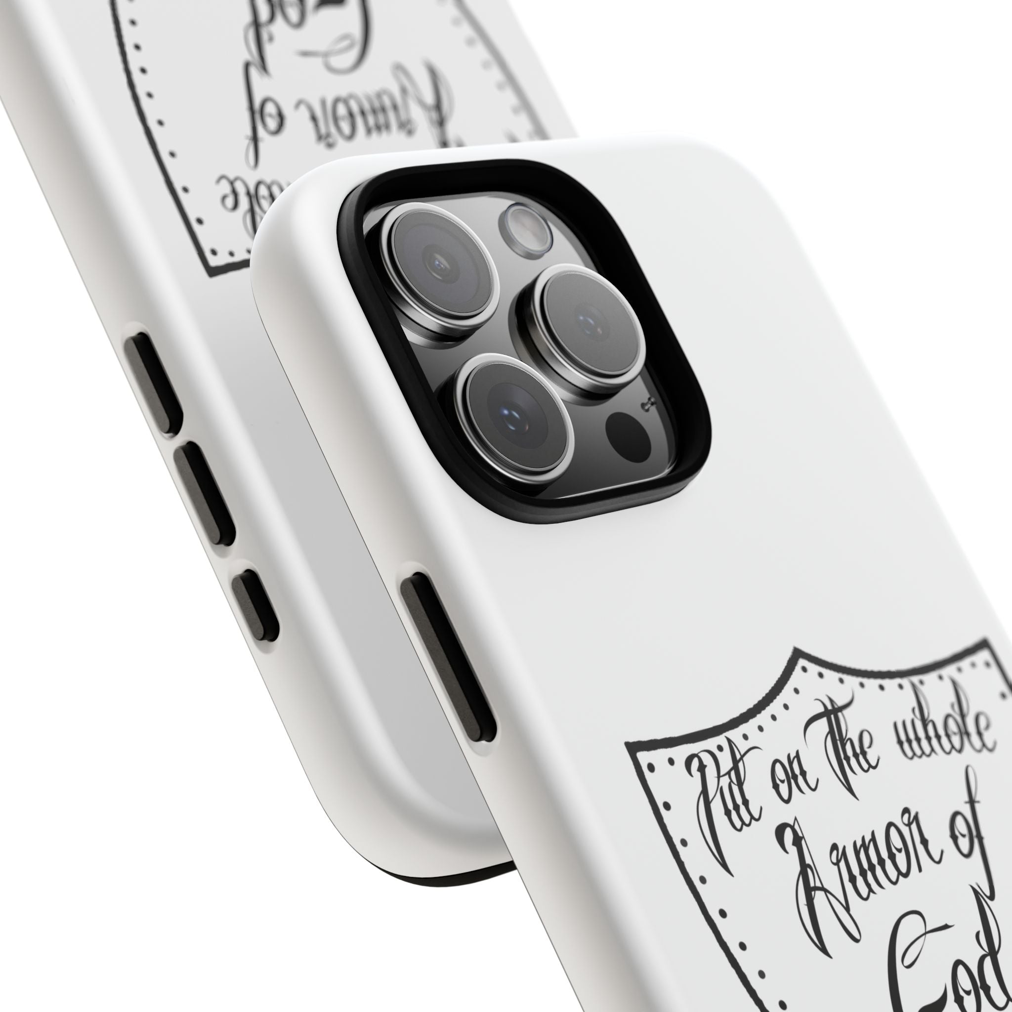 Armor of God Phone Case — Ephesians 6:11 Christian Floral Protective Cover