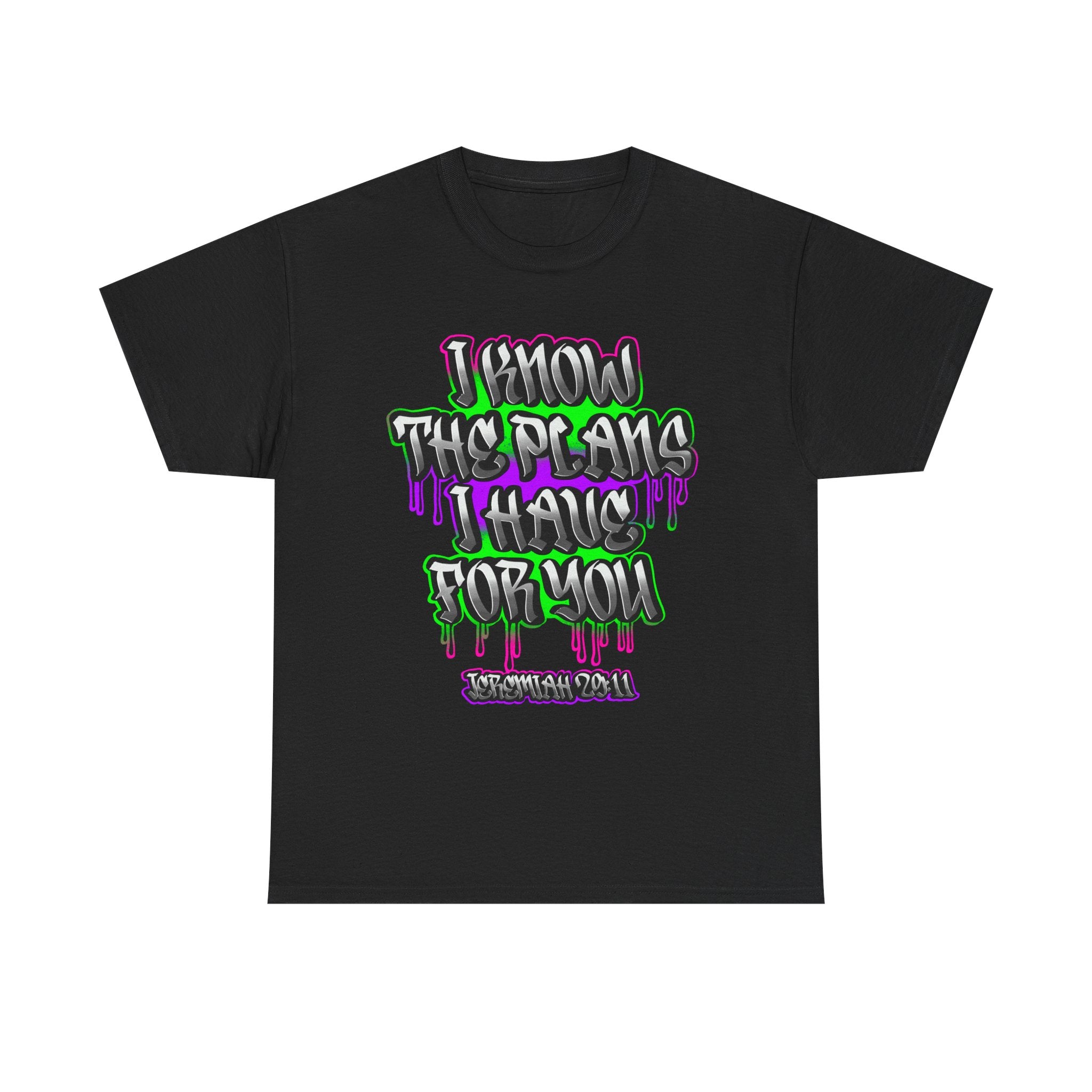 I Know The Plans I Have For You Tee — Inspirational Bible Verse Graphic T‑Shirt