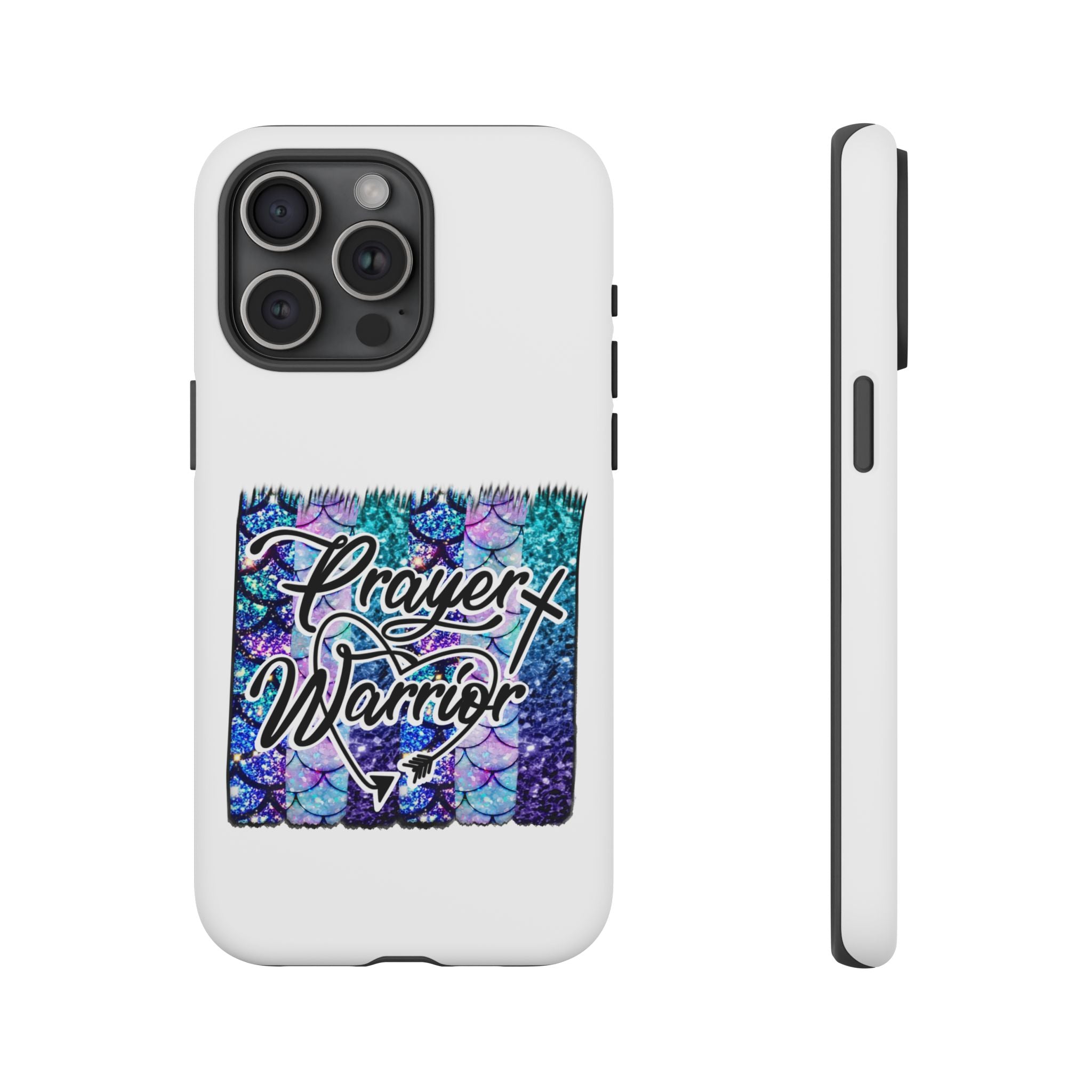 Prayer Warrior Phone Case — Faith-Inspired Tough Protective Cover