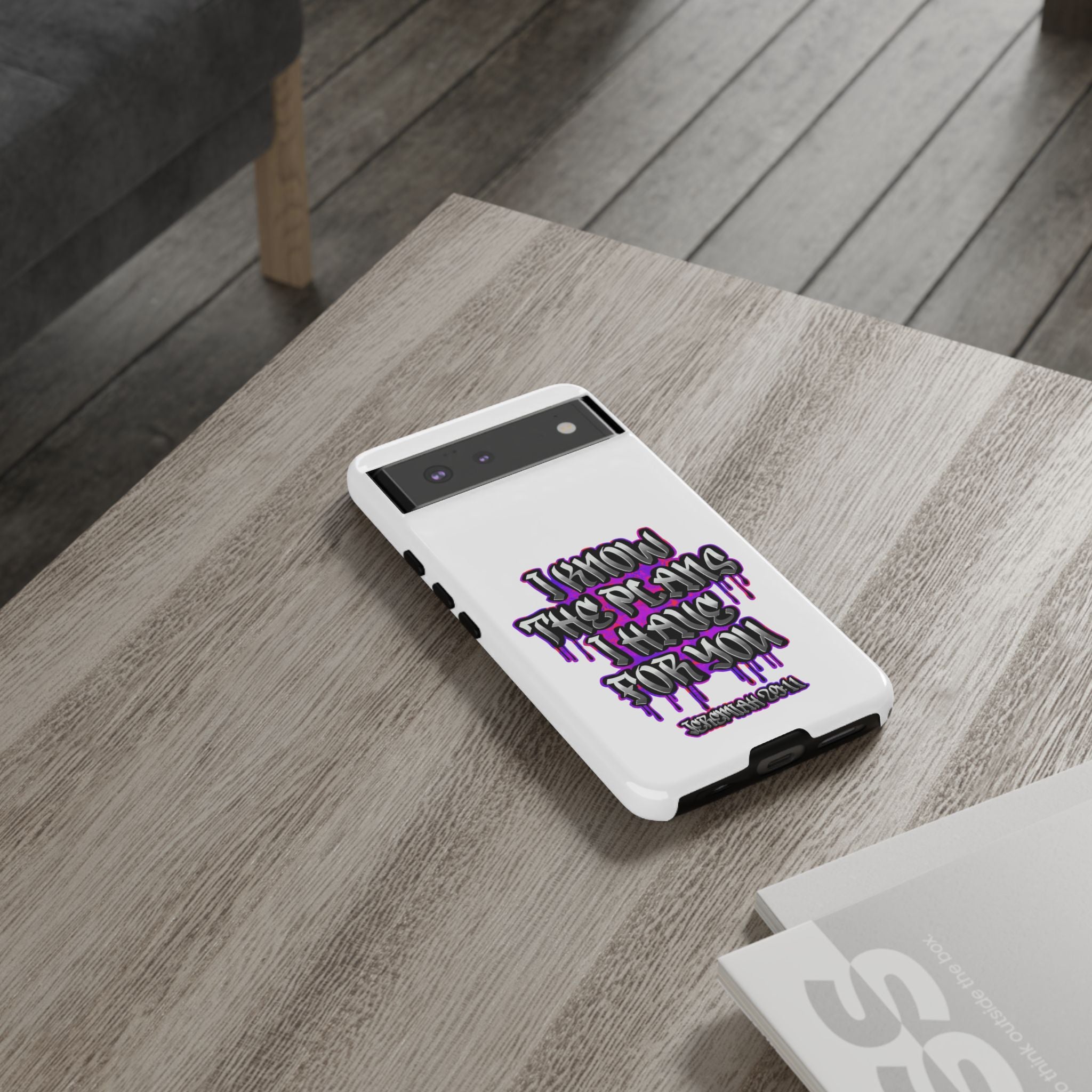 Jeremiah 29:11 Phone Case — "I Know The Plans I Have For You" Christian Bible Verse Protective Case
