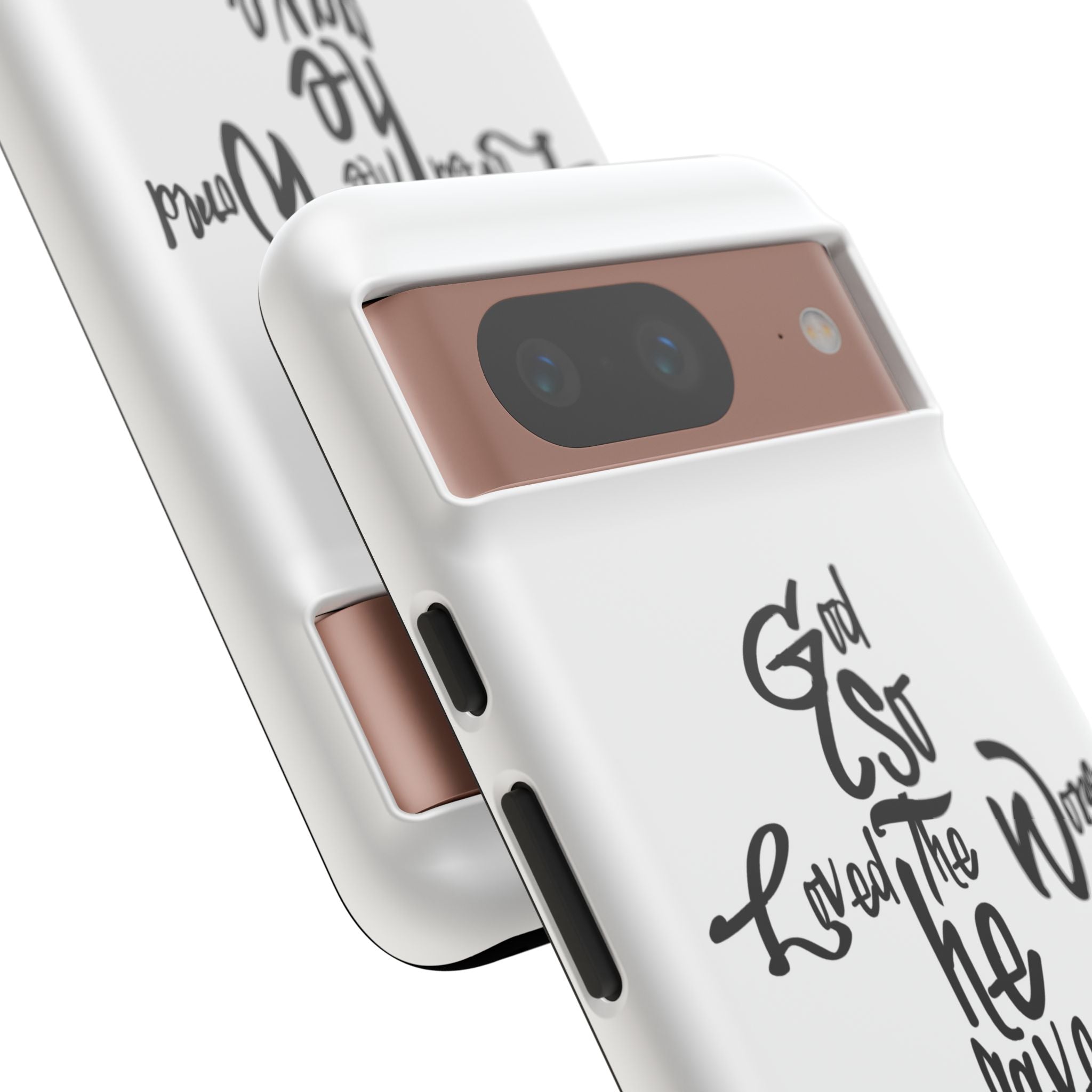 John 3:16 Bible Verse Christian Cross Phone Case — “God So Loved the World He Gave His Only Son”