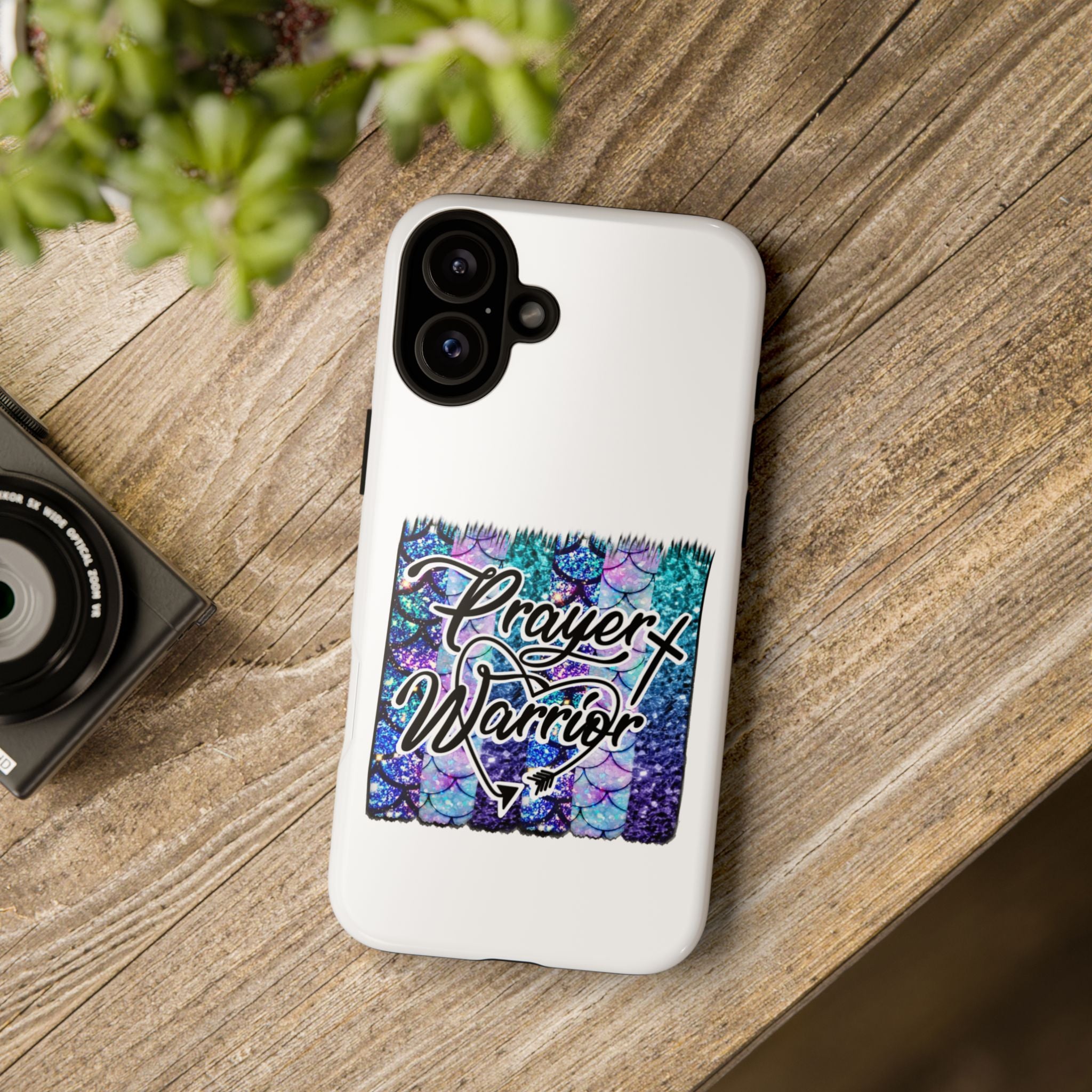 Prayer Warrior Phone Case — Faith-Inspired Tough Protective Cover