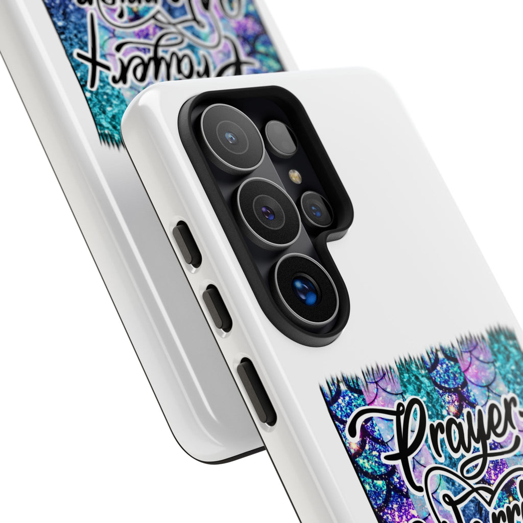 Prayer Warrior Phone Case — Faith-Inspired Tough Protective Cover