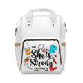 Backpack — "She Is Strong" Faithful Nurse Healthcare worker Bag (Proverbs 31)