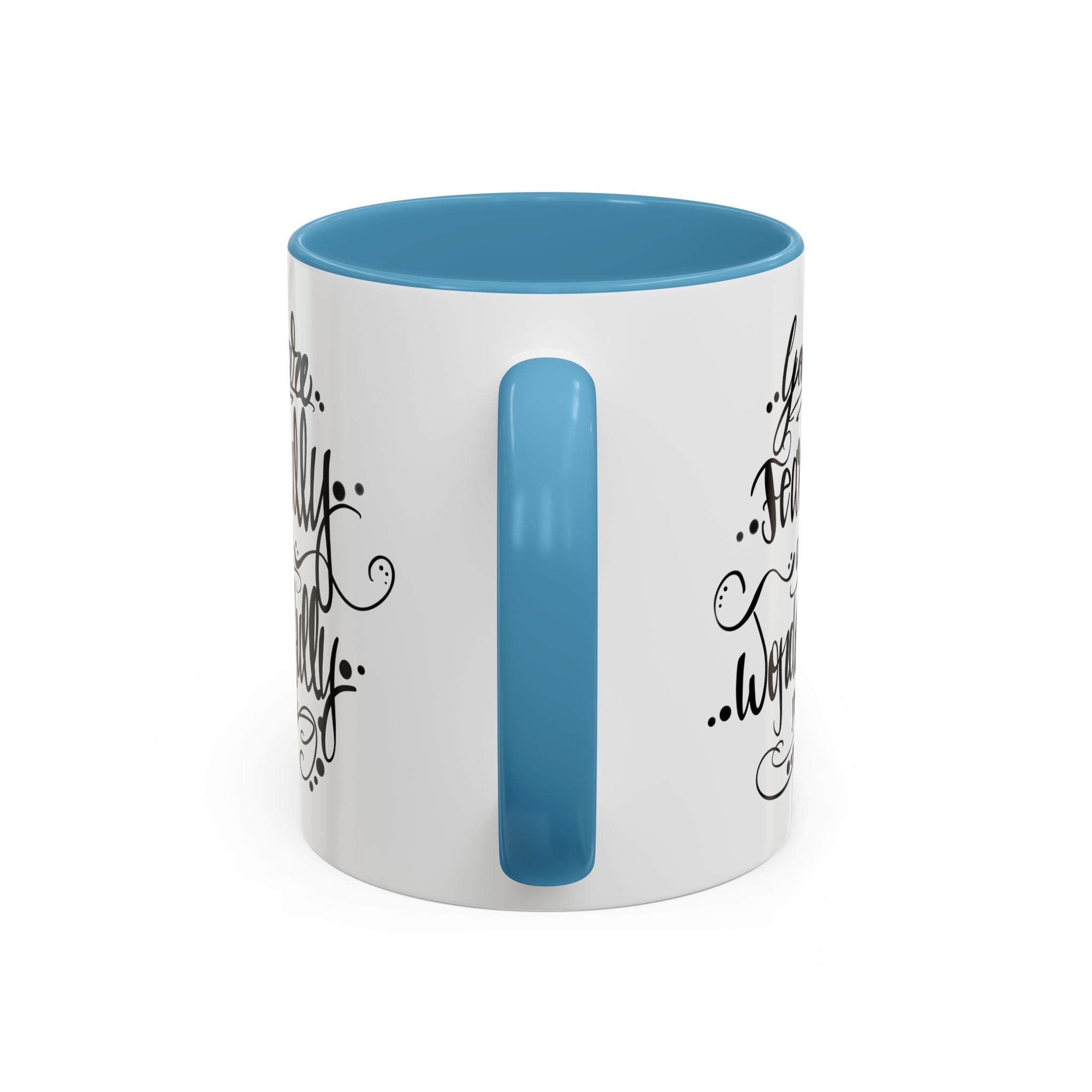 Inspirational Coffee Mug — "You Are Fearfully and Wonderfully Made" Accent Mug