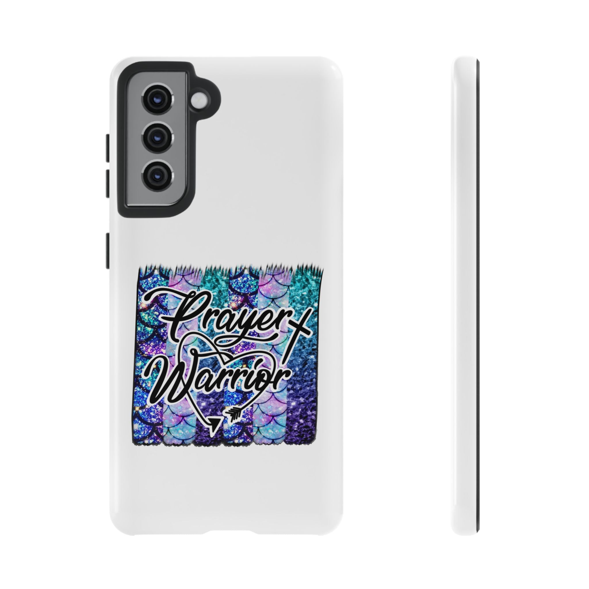 Prayer Warrior Phone Case — Faith-Inspired Tough Protective Cover