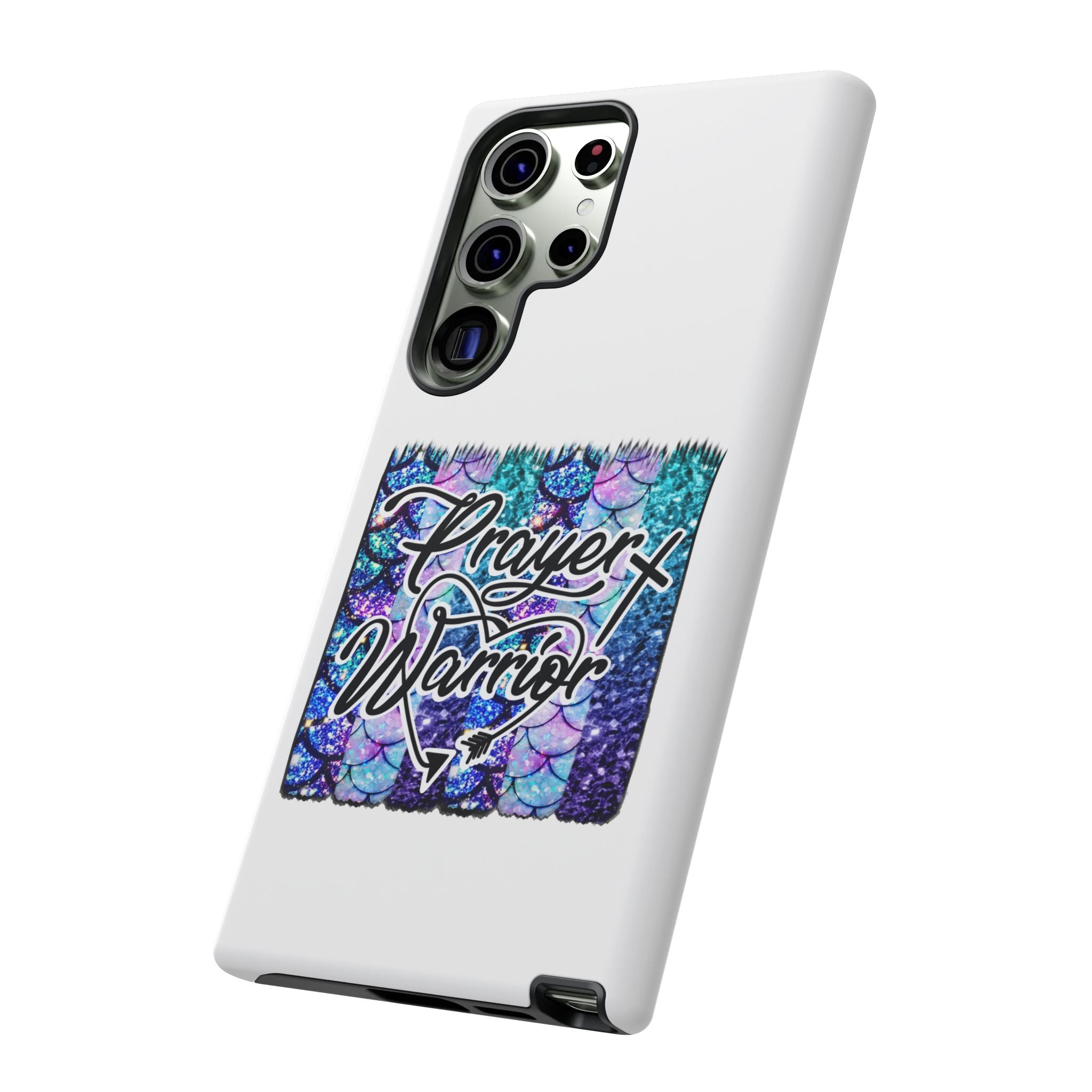Prayer Warrior Phone Case — Faith-Inspired Tough Protective Cover
