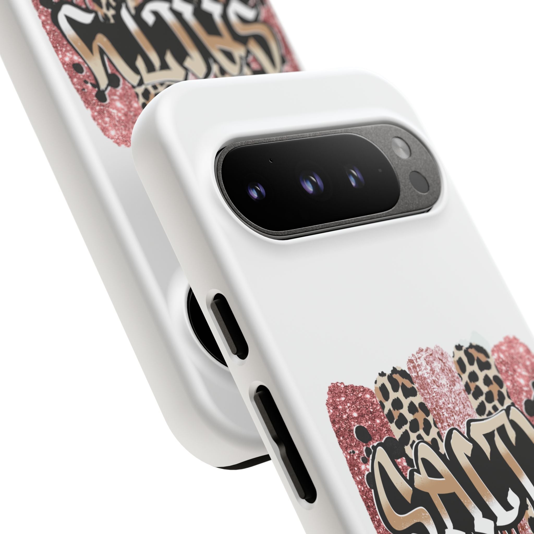 Salty Matthew 5:13 Scripture Leopard Pink Glitter Tough Case — Matthew 5:13 Scripture Phone Cover