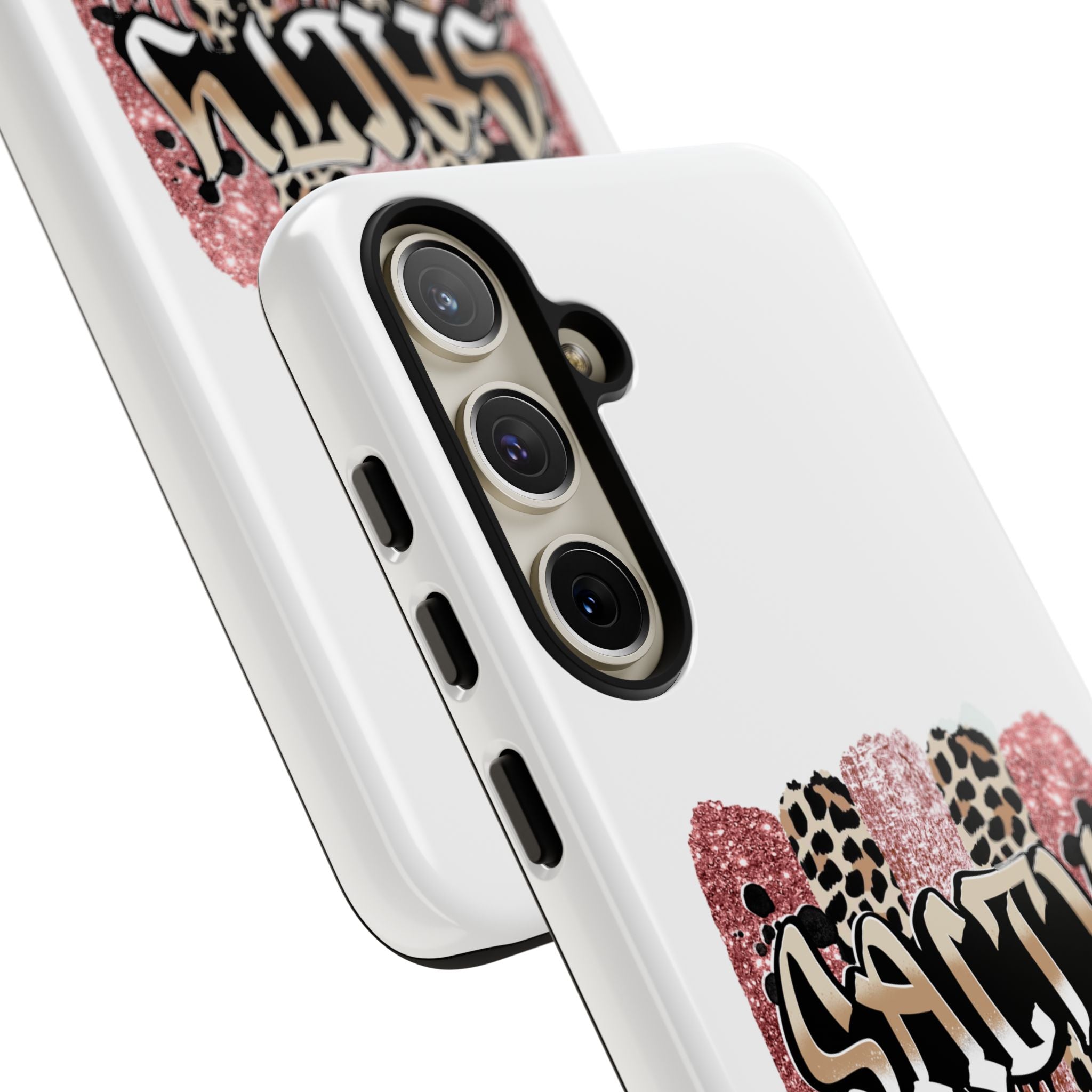 Salty Matthew 5:13 Scripture Leopard Pink Glitter Tough Case — Matthew 5:13 Scripture Phone Cover