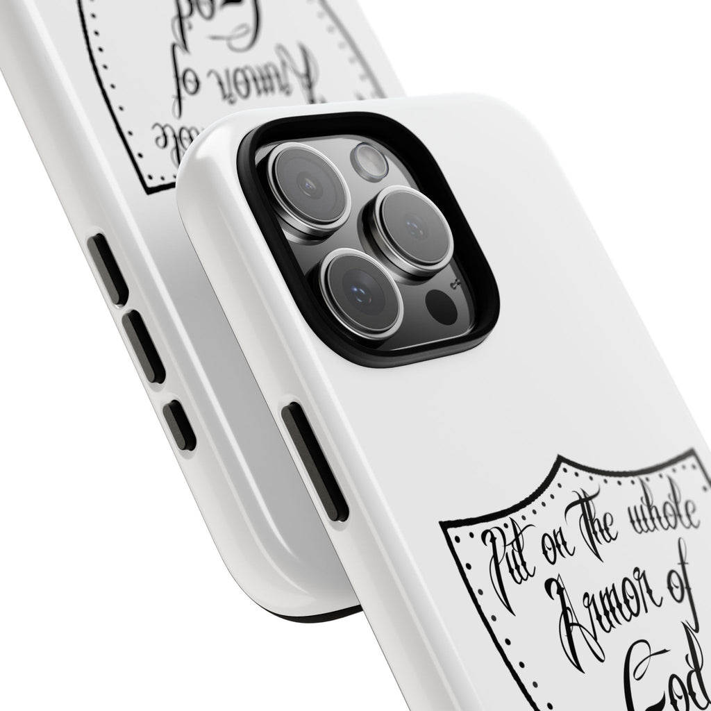 Armor of God Phone Case — Ephesians 6:11 Christian Floral Protective Cover