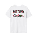 "Not Today Satan" Floral Graphic Tee