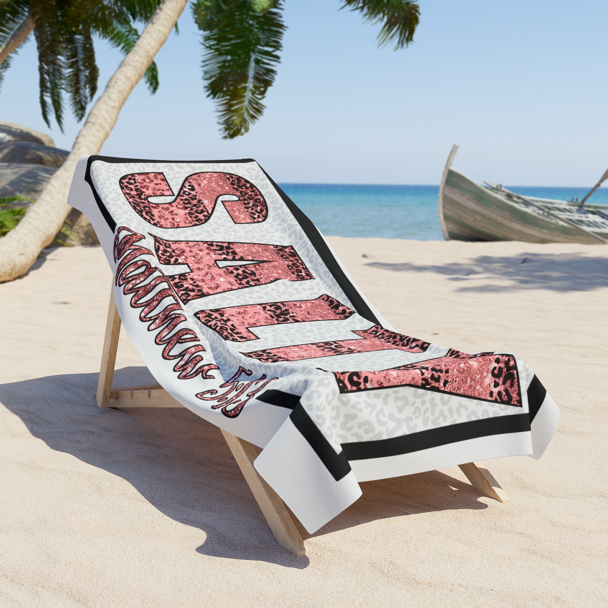 Salty Beach Towel — Matthew 5:13 Christian Towel