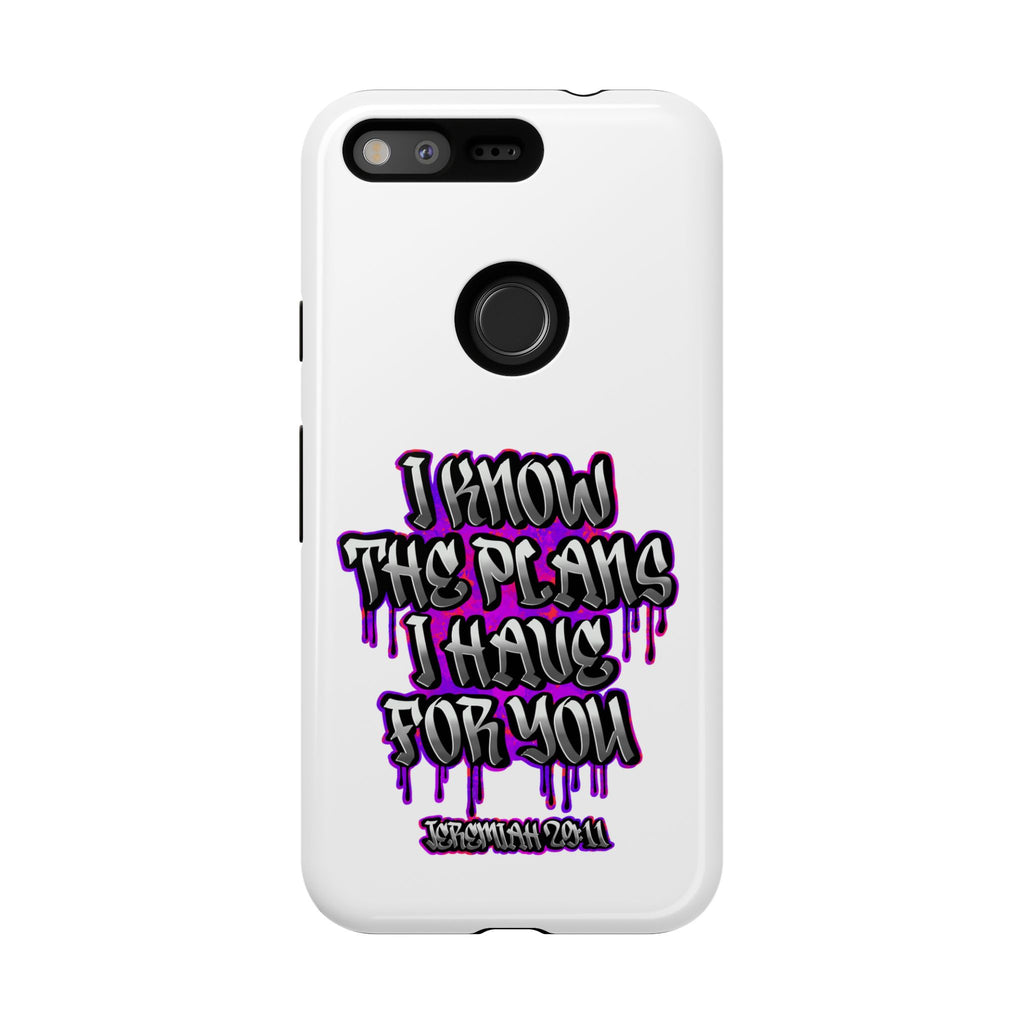 Jeremiah 29:11 Phone Case — "I Know The Plans I Have For You" Christian Bible Verse Protective Case