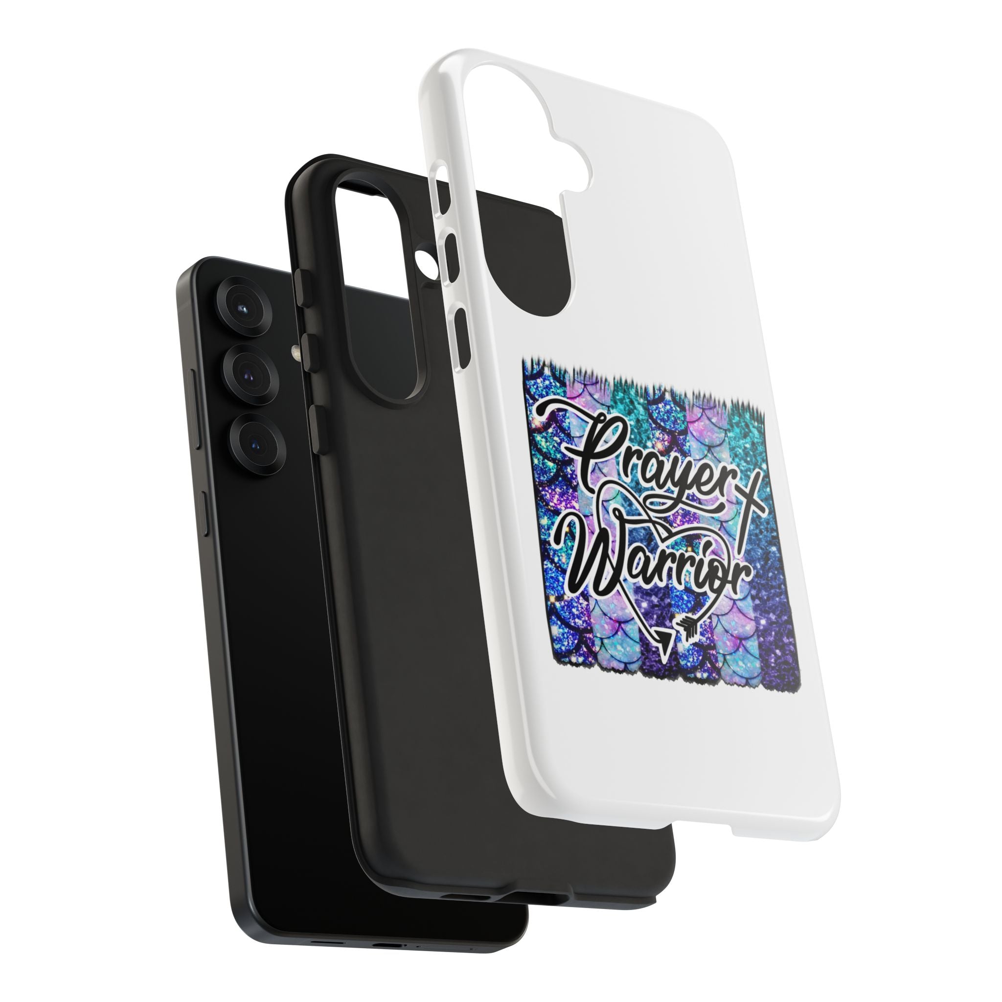 Prayer Warrior Phone Case — Faith-Inspired Tough Protective Cover