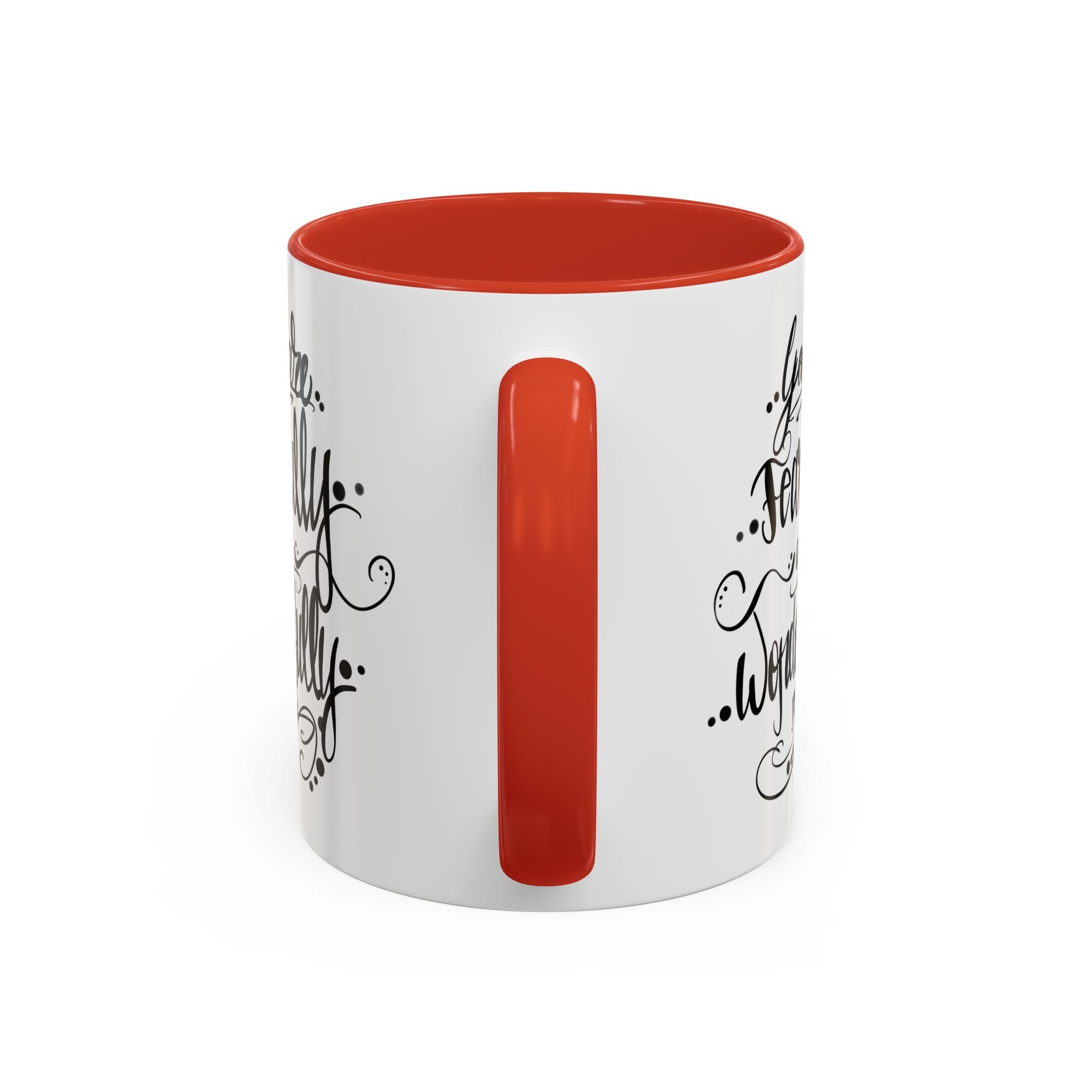 Inspirational Coffee Mug — "You Are Fearfully and Wonderfully Made" Accent Mug