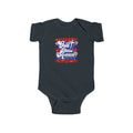 God Bless America Infant Bodysuit — Patriotic 4th of July Baby Onesie